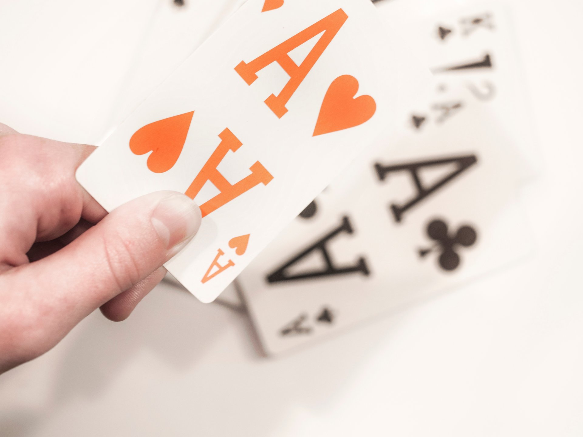 Kaartspellen in het casino