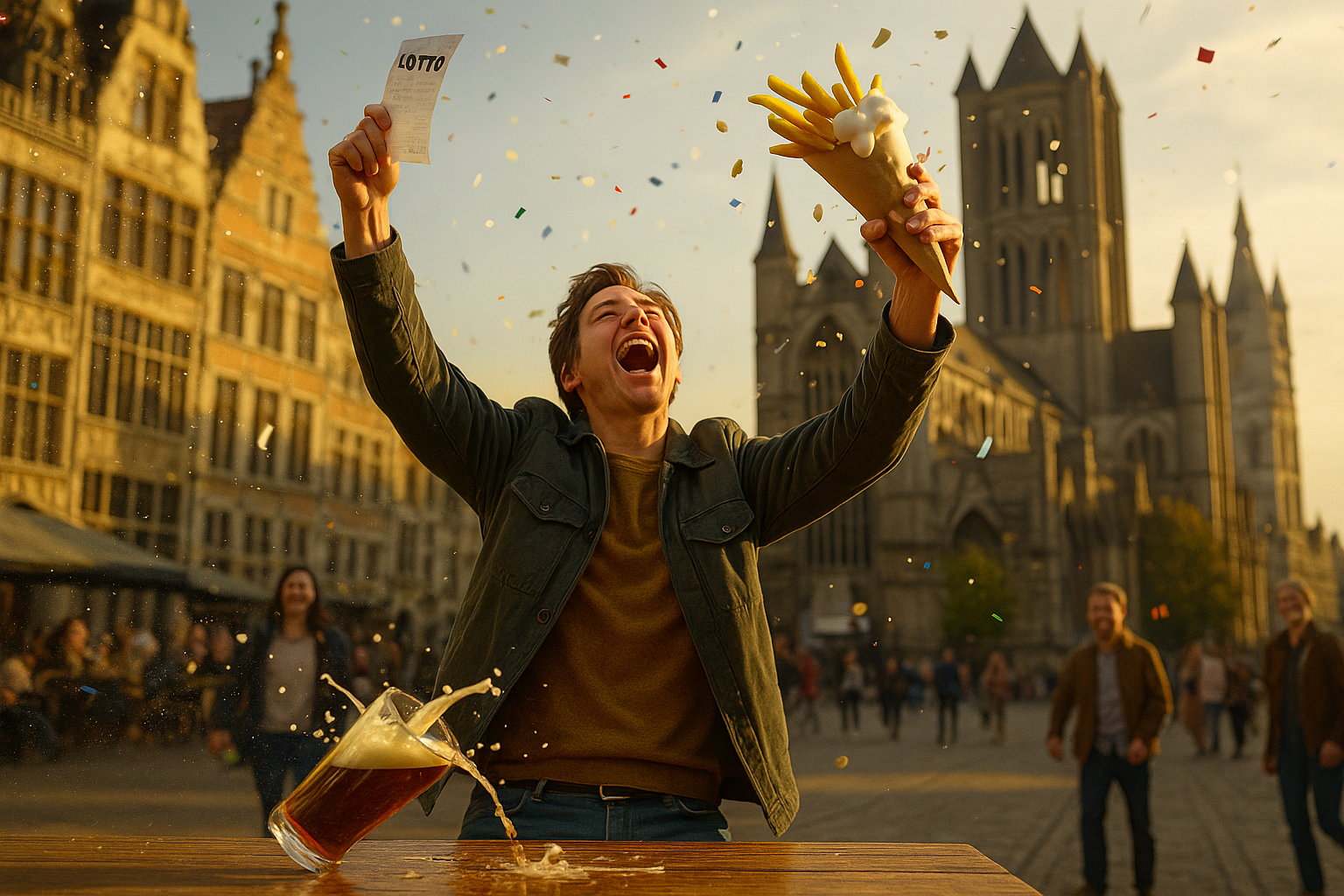 Man in Gent wint bij Lotto en stoot Belgisch bier om