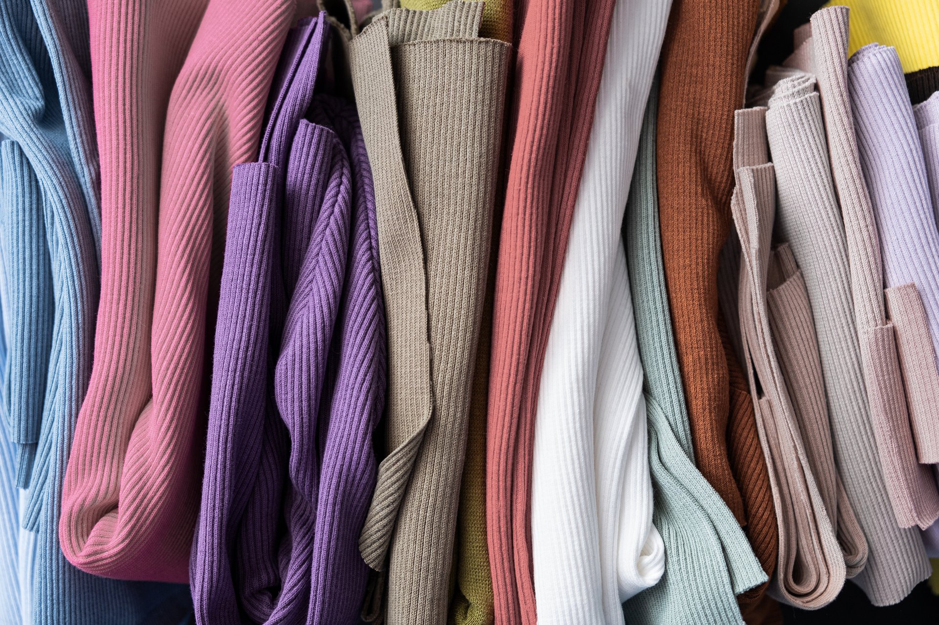 Verschillende stoffen closeup