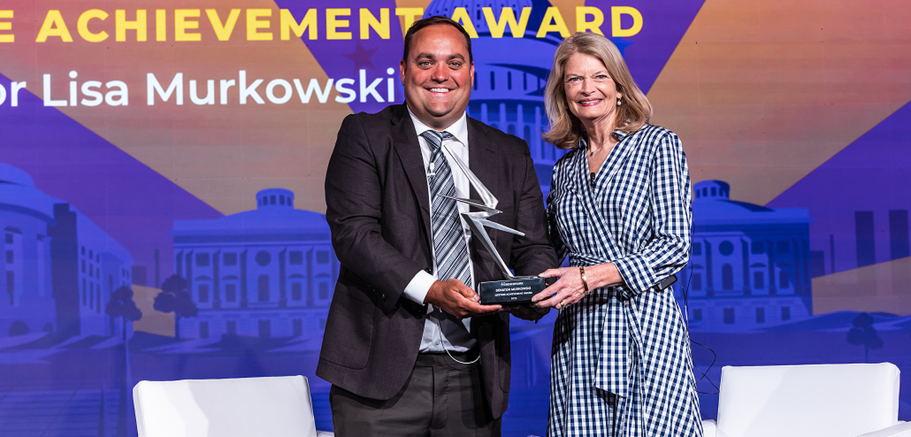 Image for The Award was presented by Benchmark Executive Chairman & Founder, Simon Moores at
the opening of Giga USA 2025.
