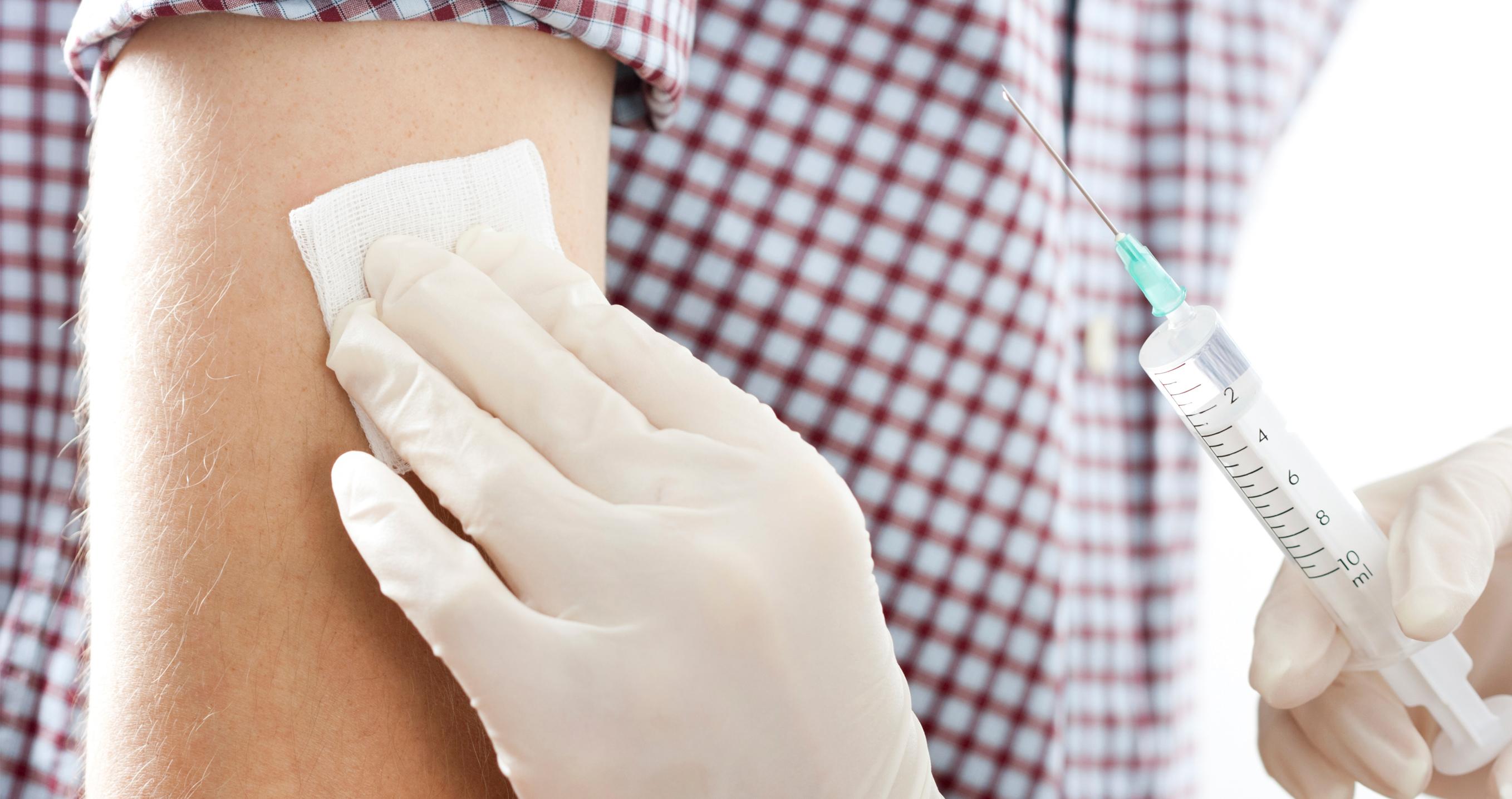 A vaccine reduces the risk of flu by an average of 80%.