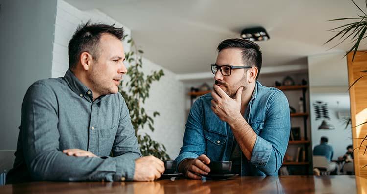When talking to your conversation partner, be clear about what you need from them: are you looking for advice and solutions? Or not? Do you simply need someone to listen without giving any well-intentioned advice at all?