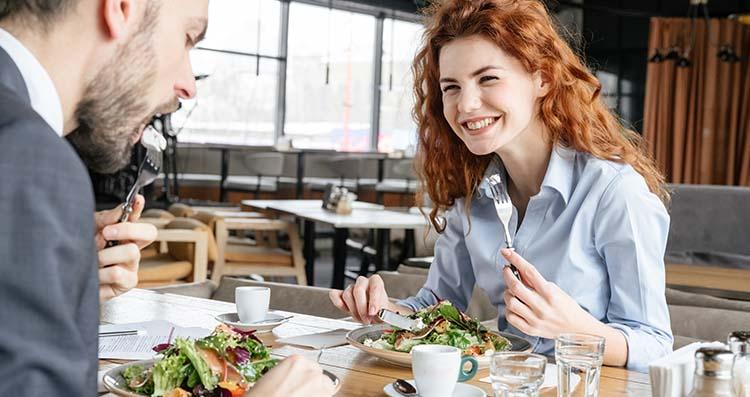 Adopt healthy eating habits. Allow yourself an occasional less-healthy splurge and be sure to enjoy it.