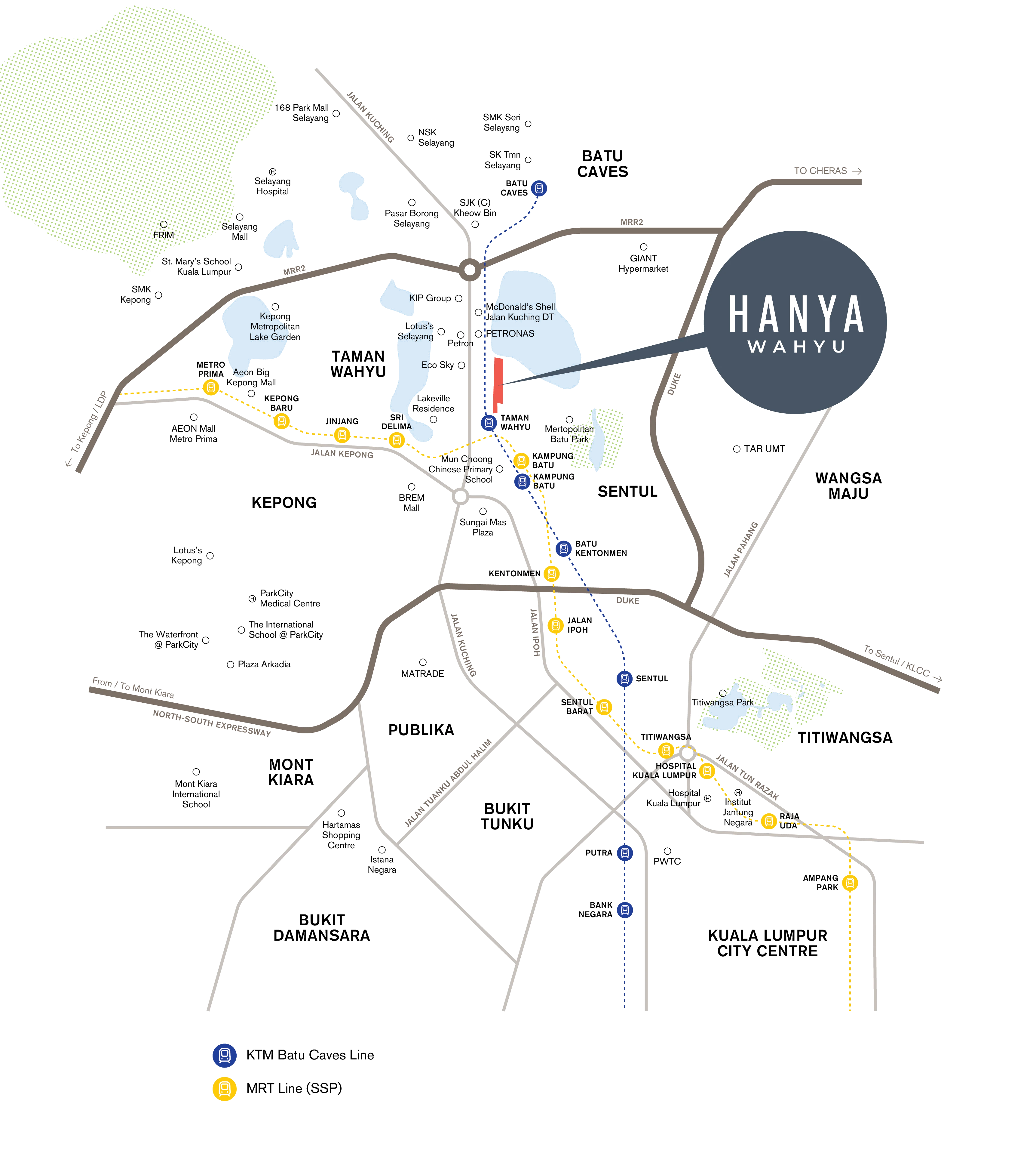 Hanya Wahyu Location Map