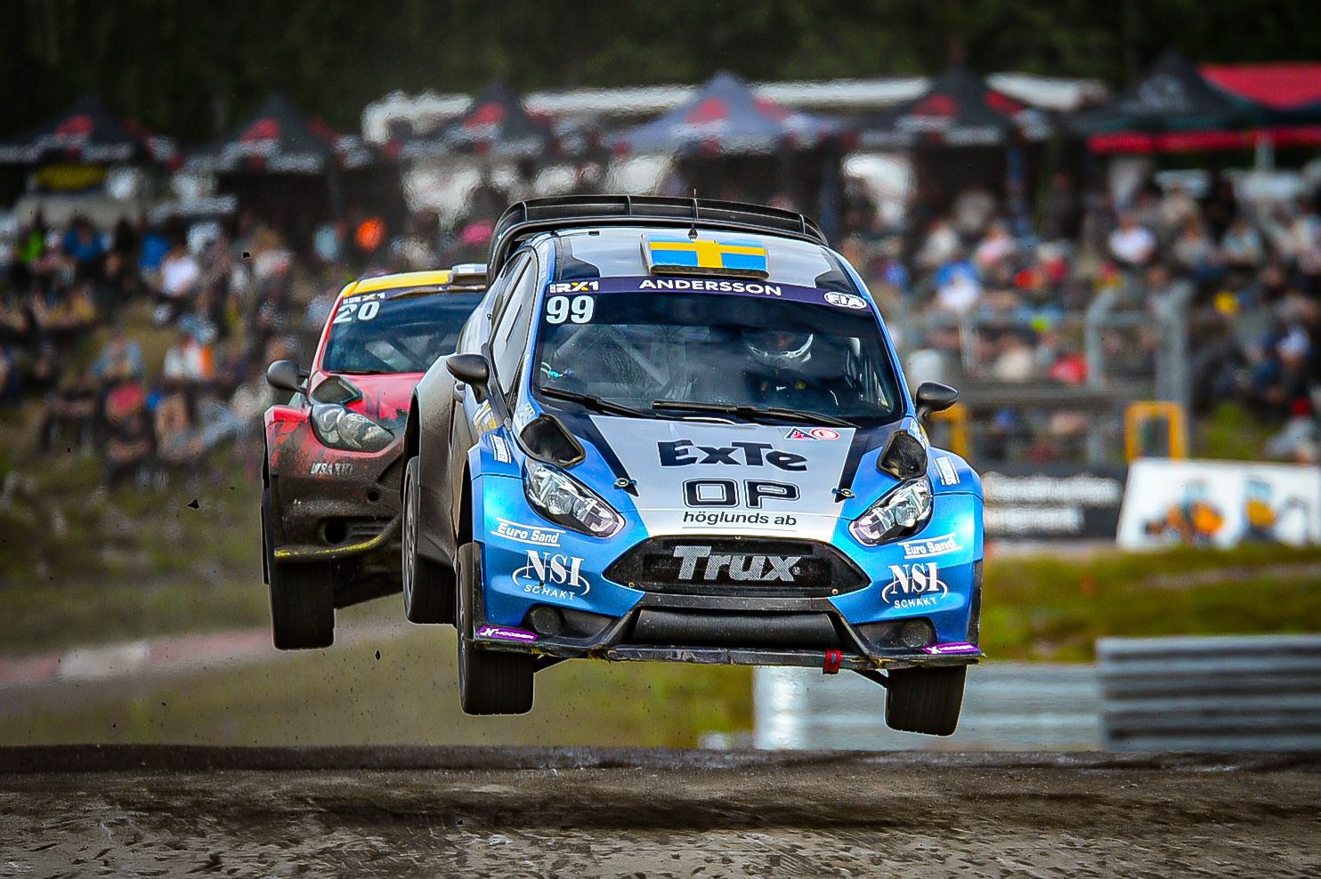 Lukas Andersson in Euro RX1 during World RX of Sweden 2025