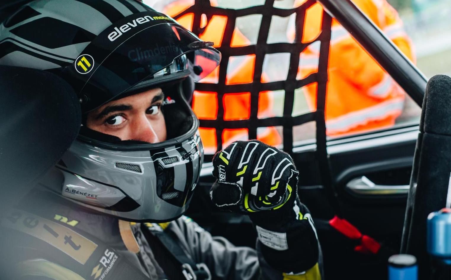 French Junior Rallycross Championship race-winner, Andréa Bénézet