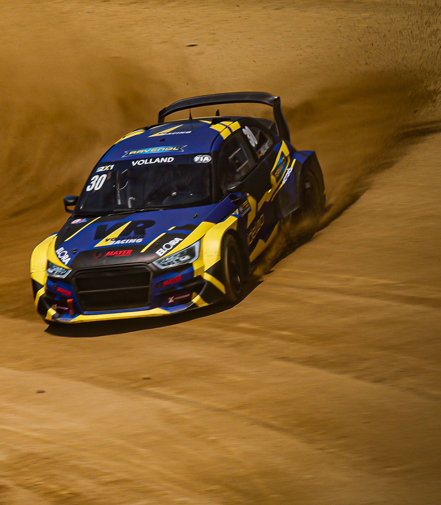 Nils Volland competing in Euro RX1 at Lousada in Portugal in 2025