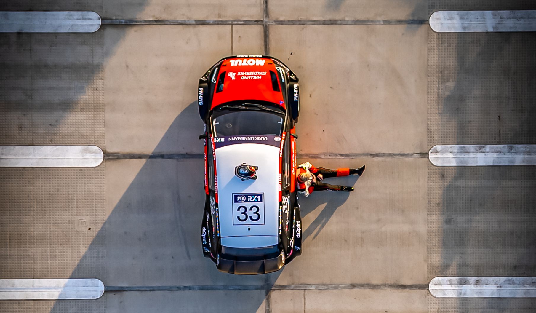 Ulrik Linnemann with the Volkswagen Polo he will drive in Euro RX1 in 2026