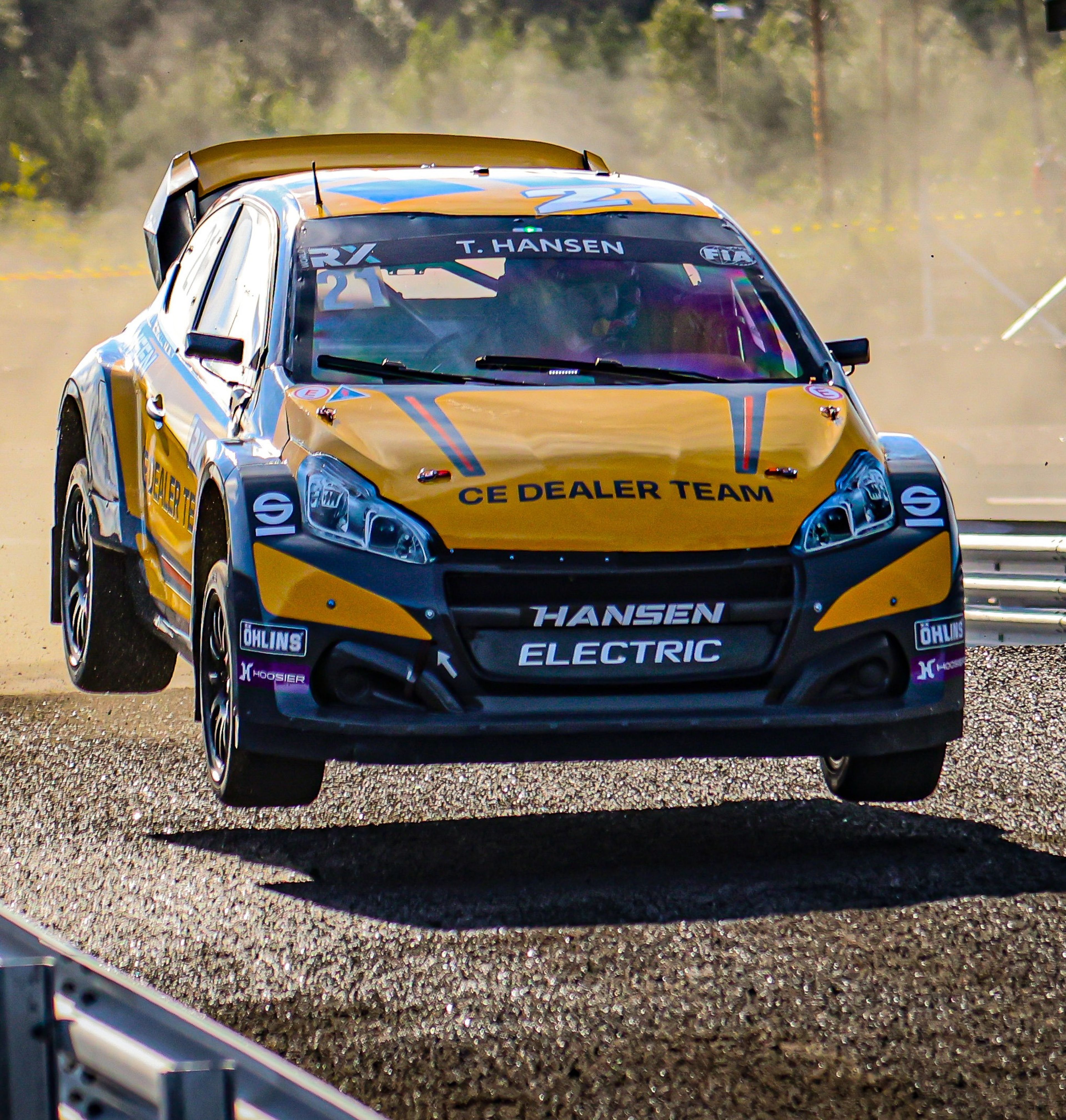 Timmy Hansen in action at World RX of Finland 2025 (1)