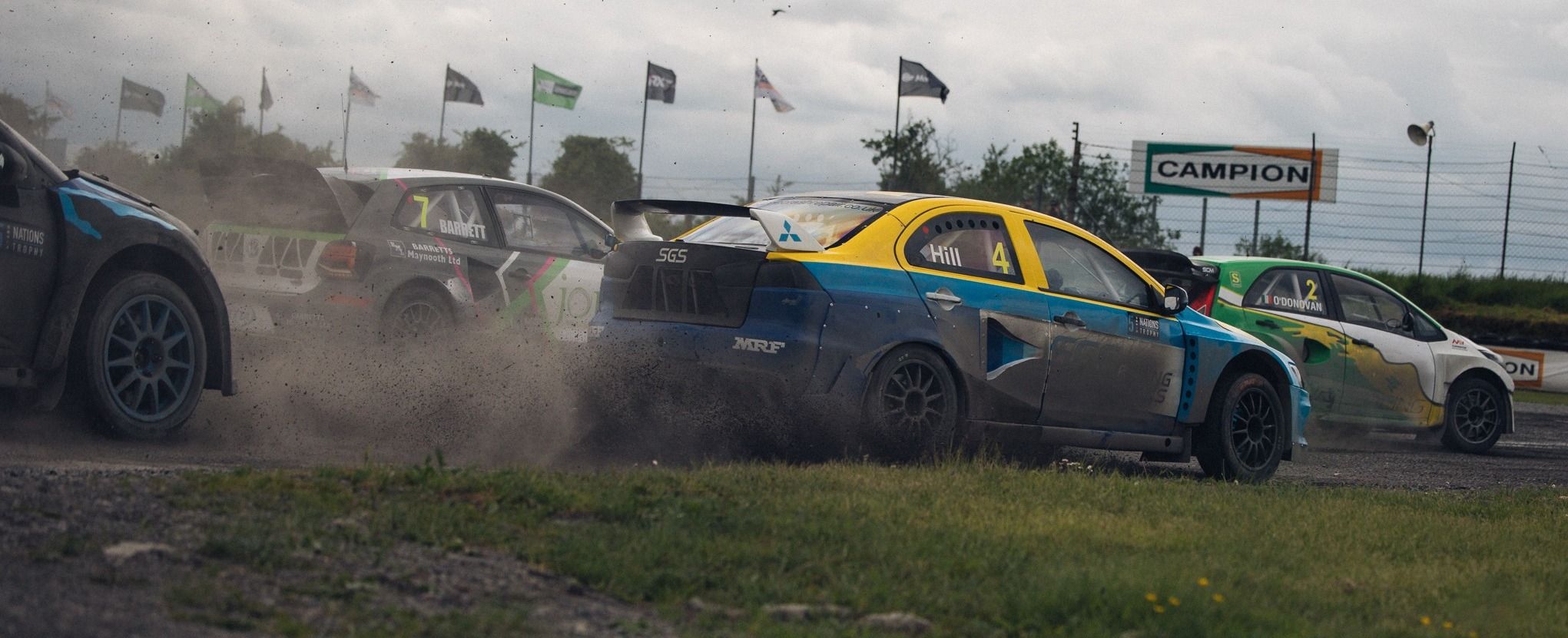Rallycross action at Mondello Park (3)