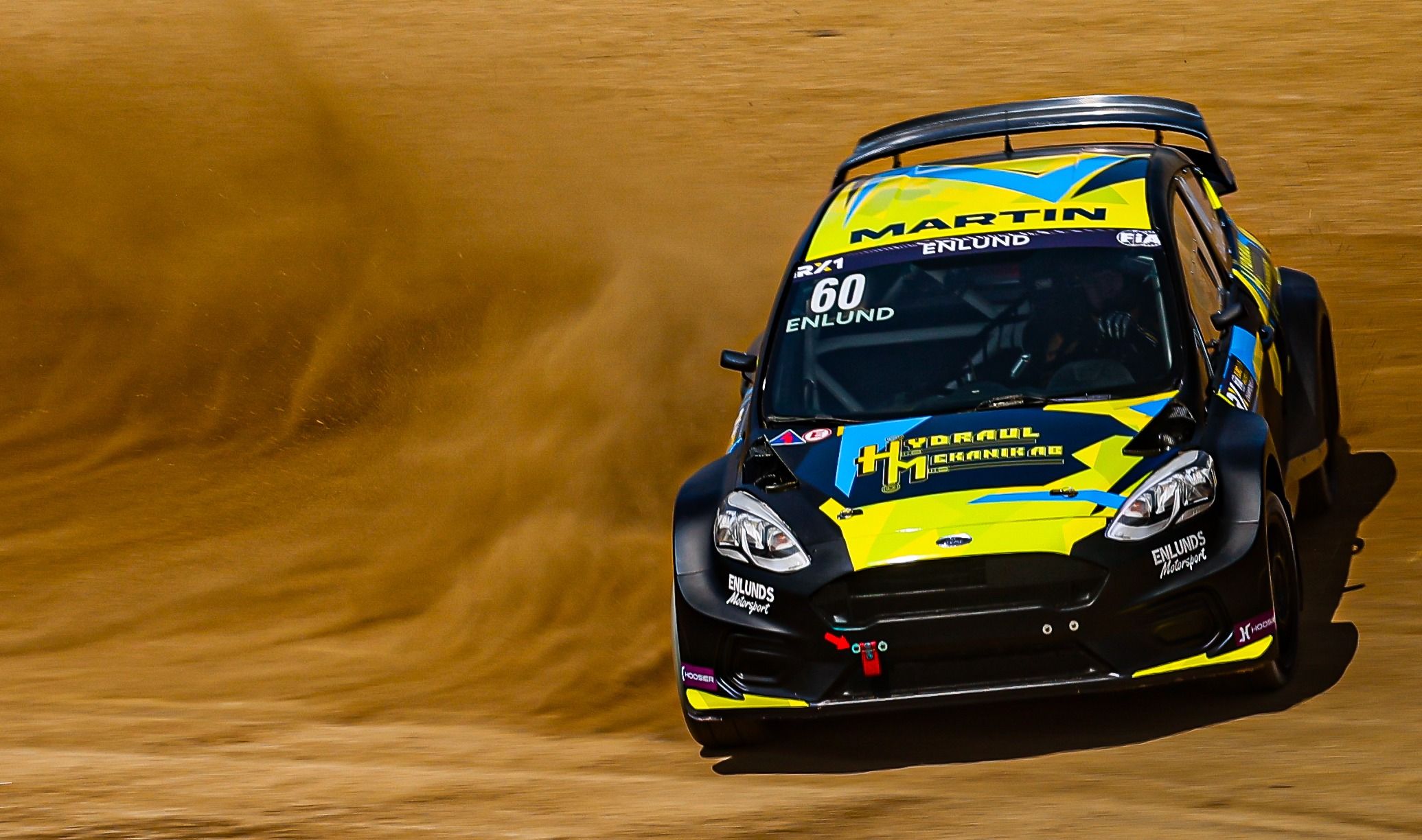 Martin Enlund in action in Euro RX1 at Lousada in Portugal in 2025 (1)