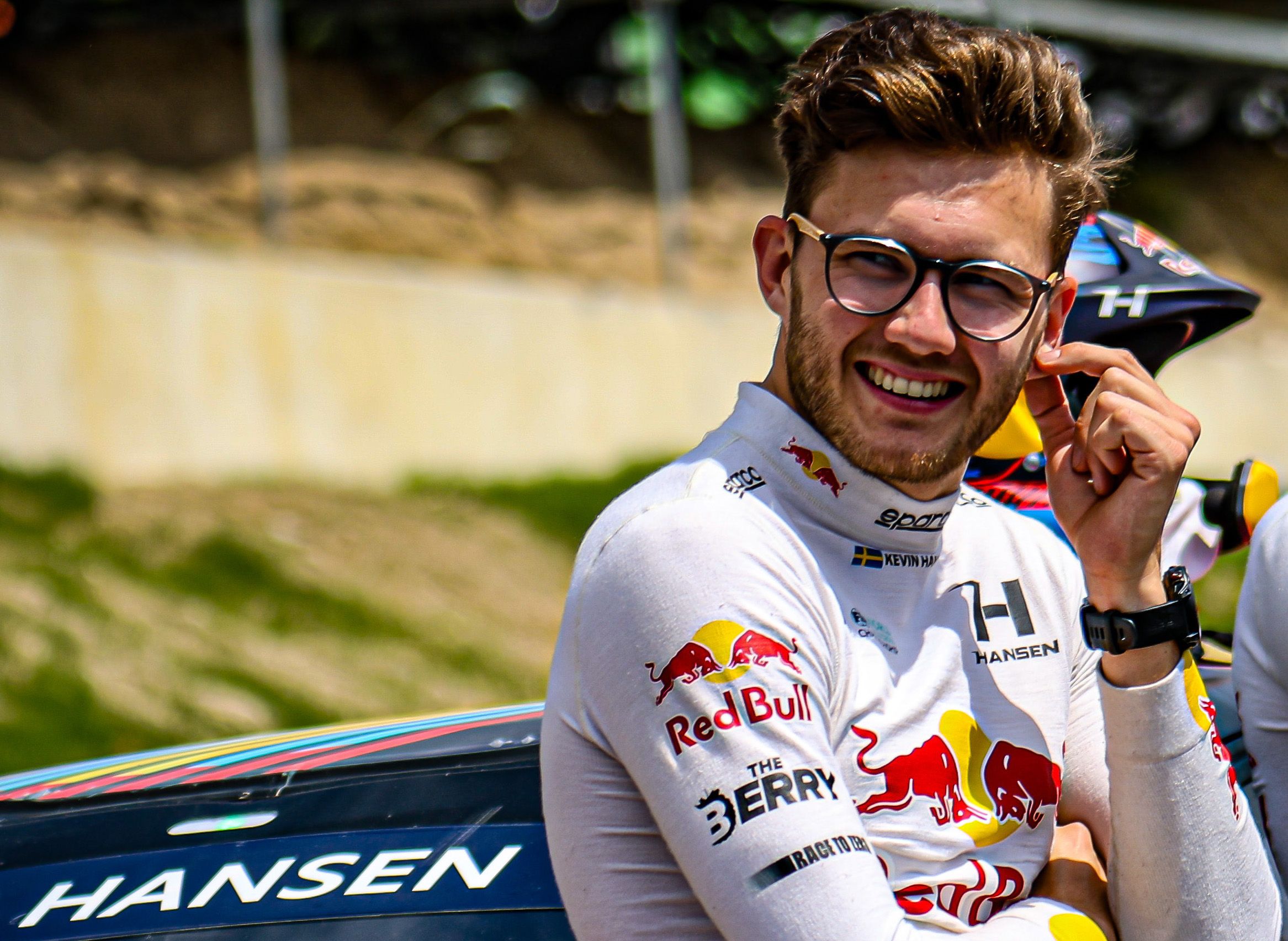 Kevin Hansen during 2025 FIA World RX pre-season testing at Lousada in Portugal