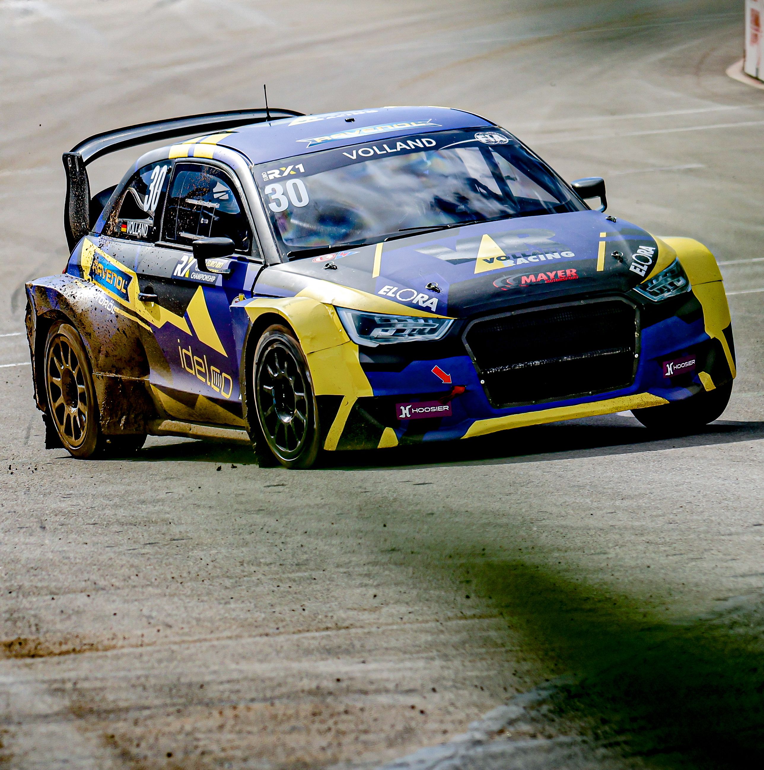 Euro RX1 star Nils Volland on-track during World RX of Türkiye in 2025
