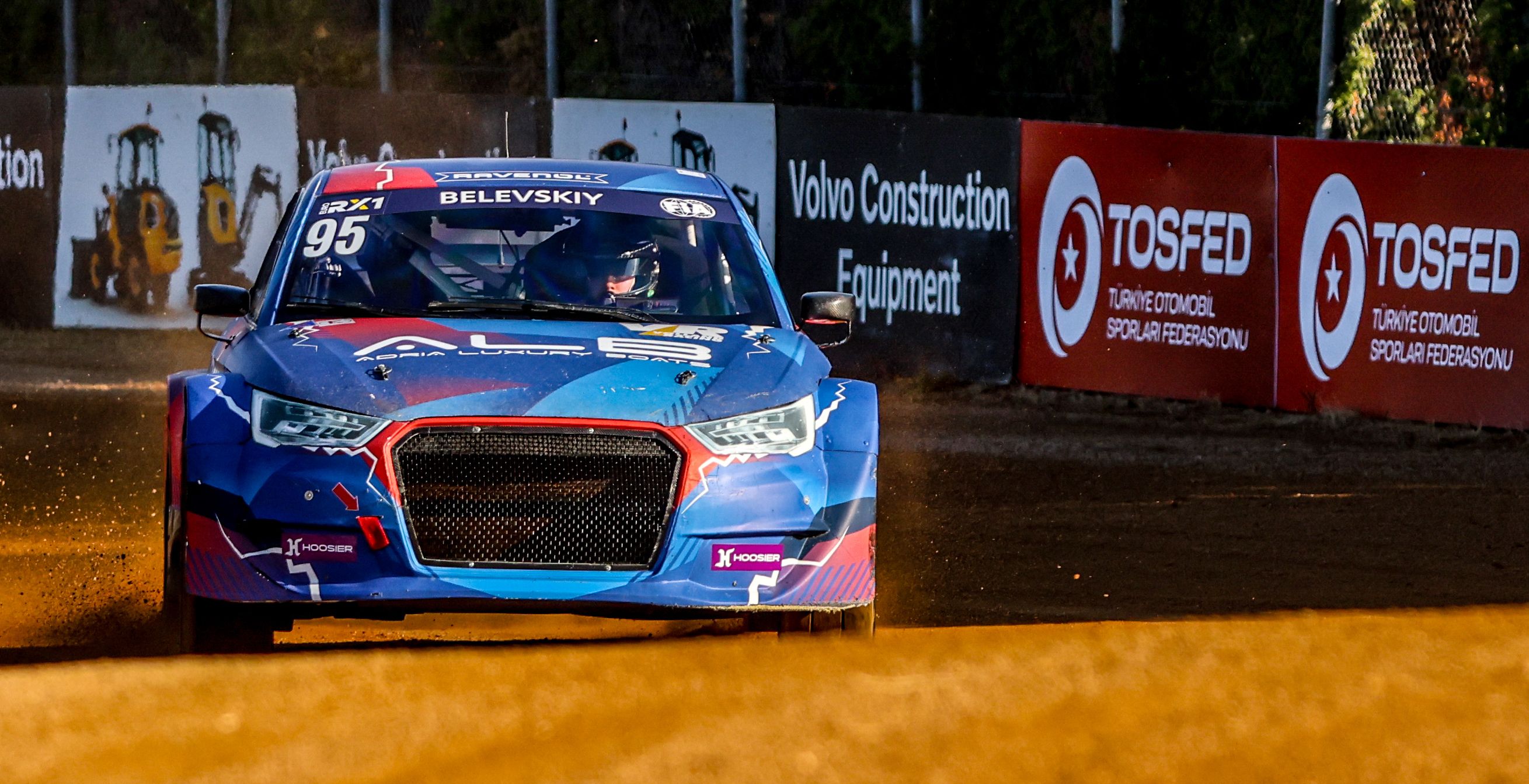 Yury Belevskiy on-track at World RX of Türkiye in Istanbul in 2025