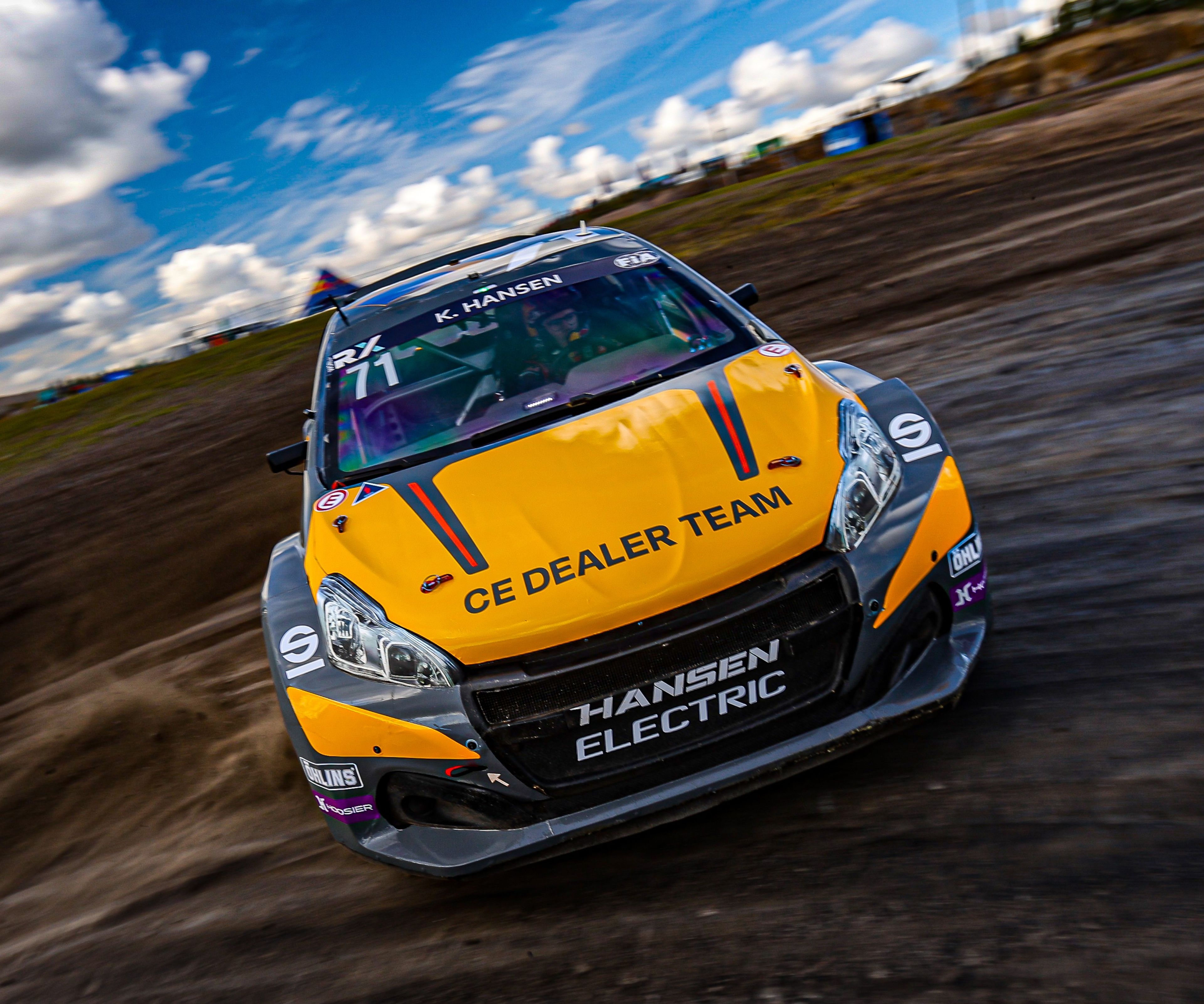 Kevin Hansen in action at World RX of Finland 2025 (4)