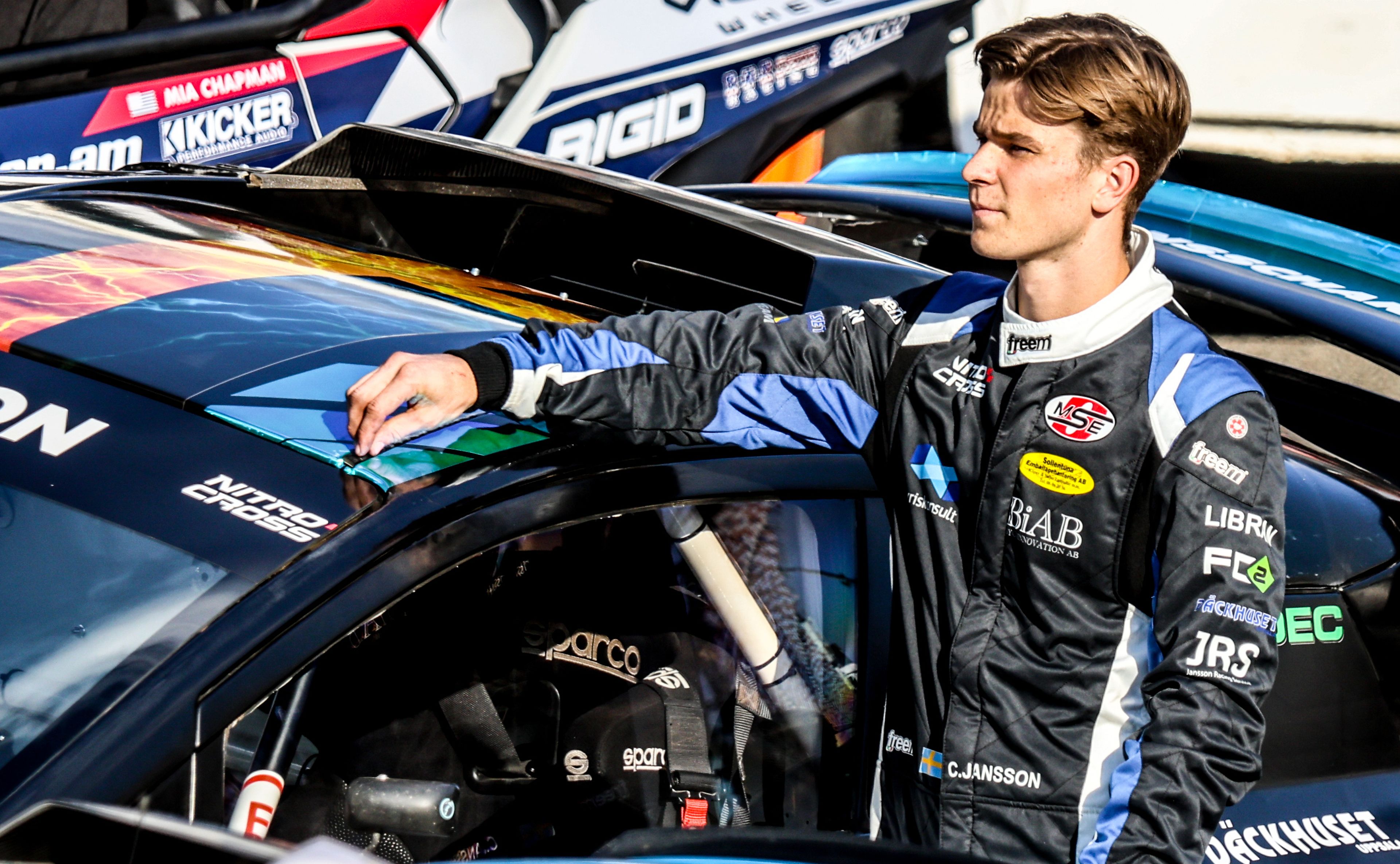 Euro RX1 competitor, Casper Jansson