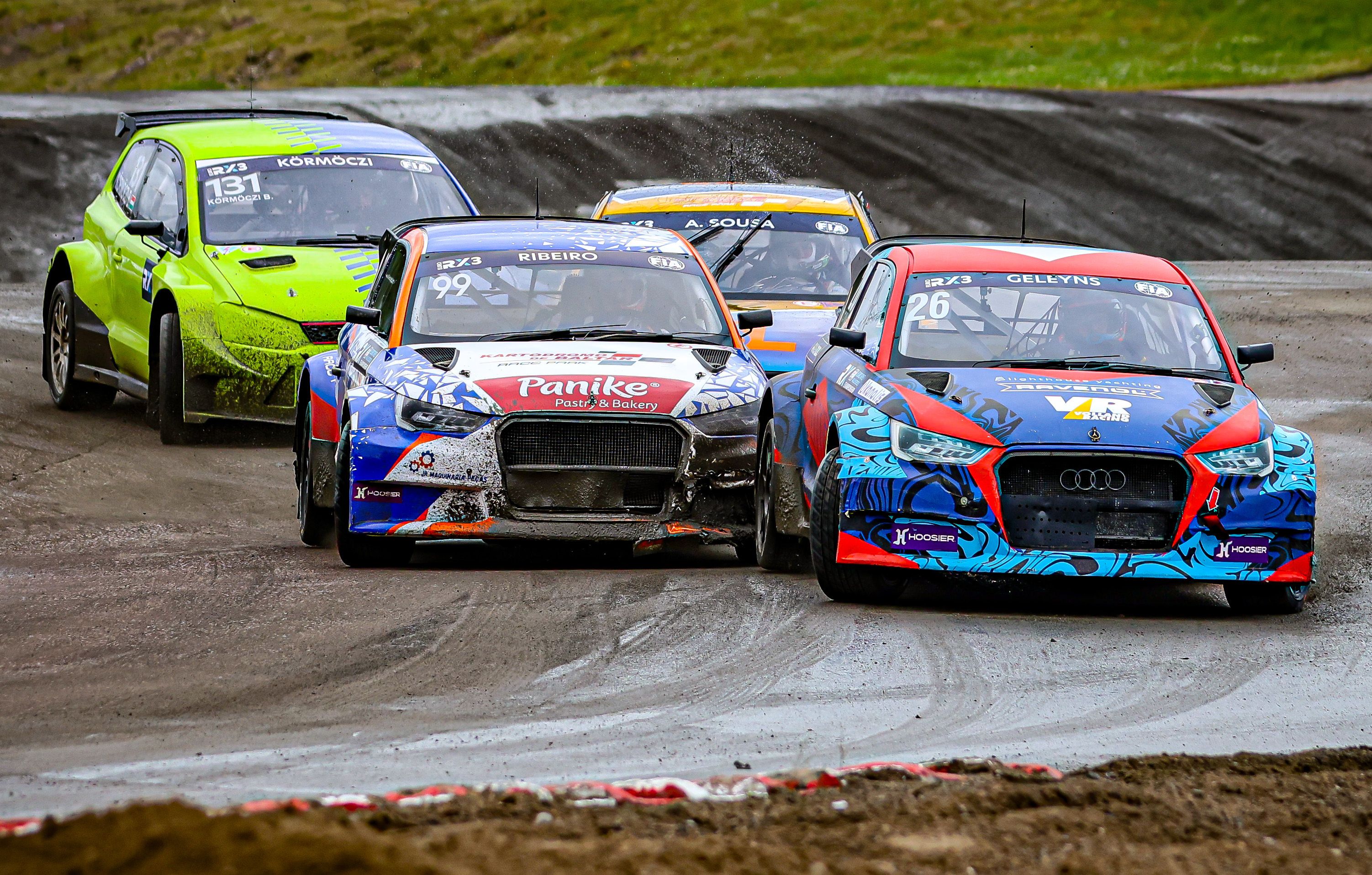 João Ribeiro and Nicolas Geleyns do battle in Euro RX3 at Höljes in Sweden in 2025