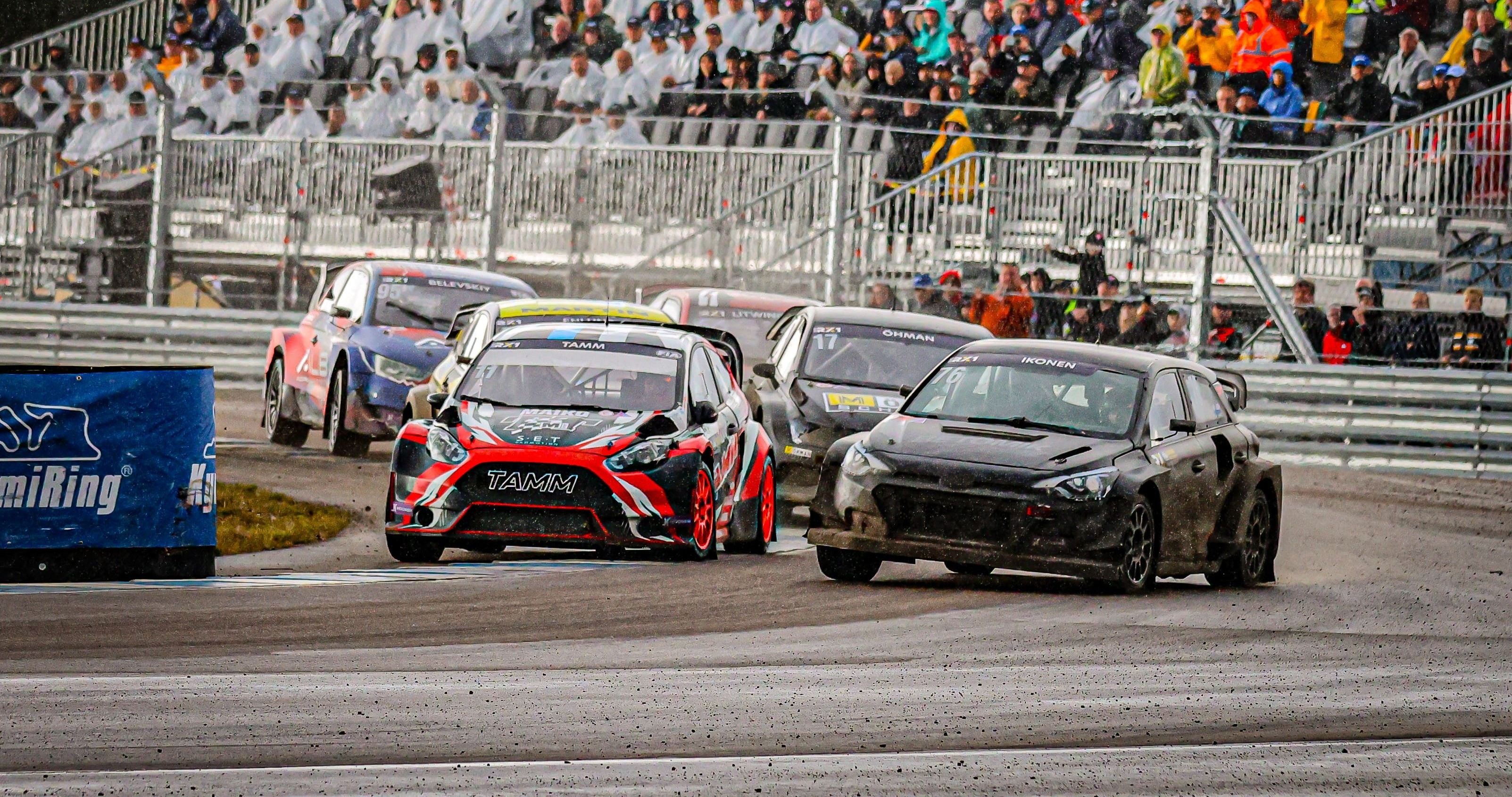 Start of the Euro RX1 Final at Finland's KymiRing, 2025 (2)