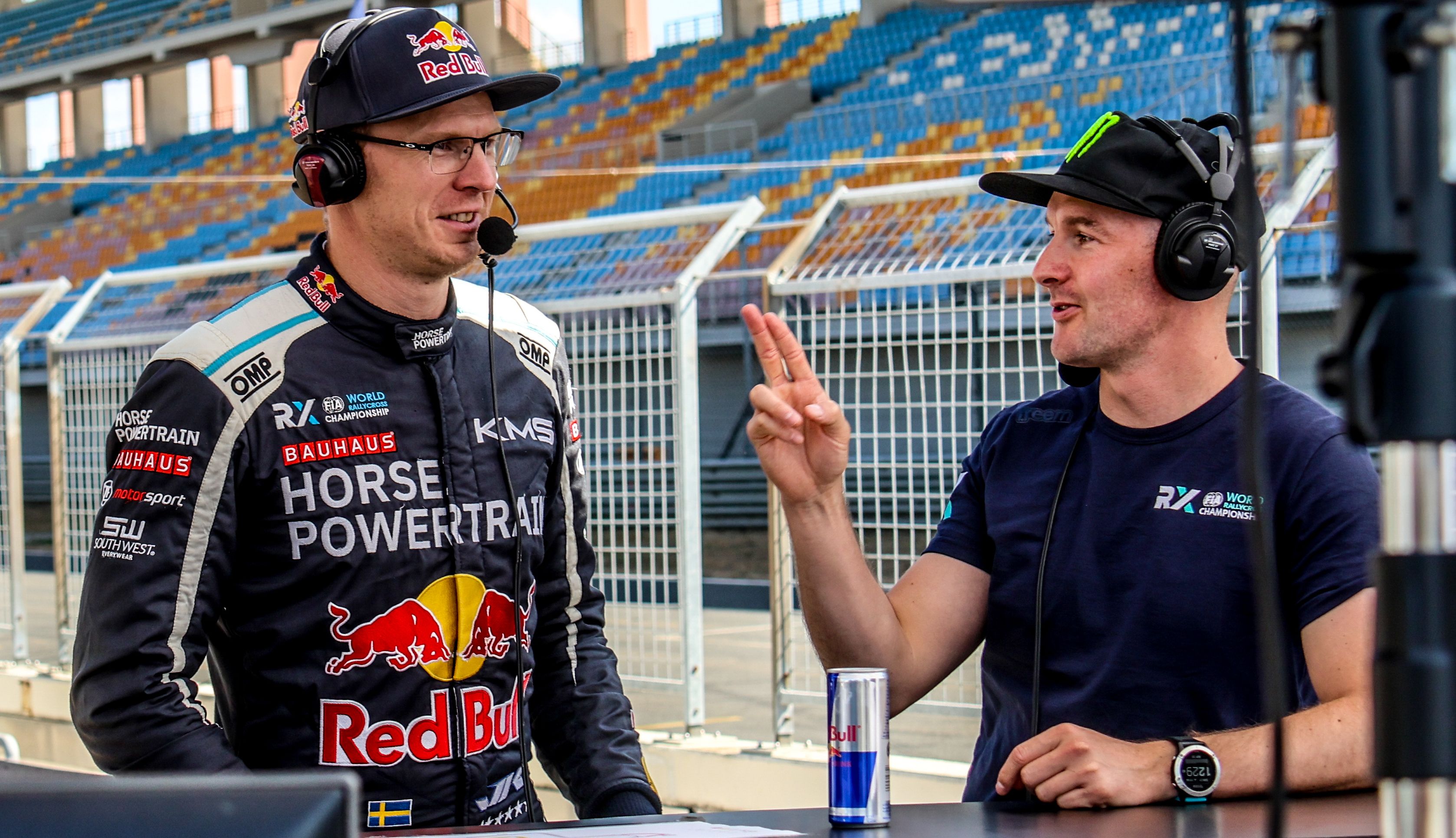 Johan Kristoffersson and Andreas Bakkerud
