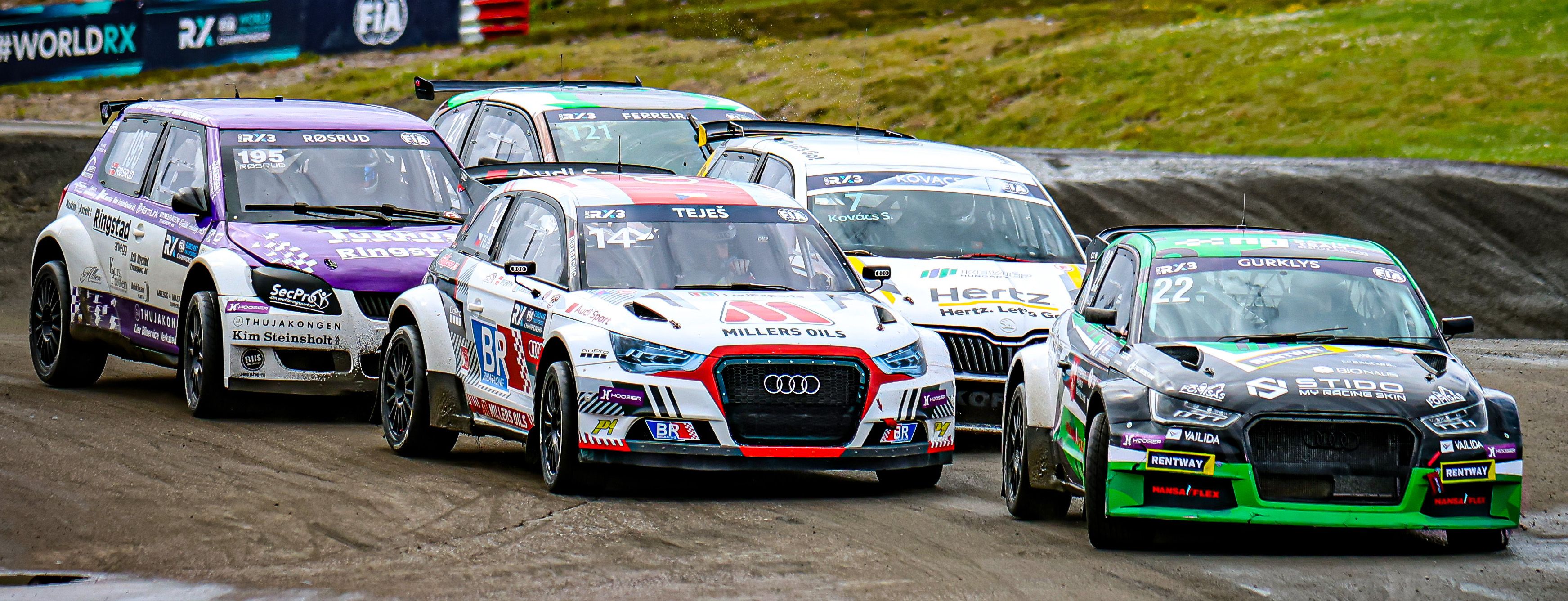 Euro RX3 action at Höljes in Sweden in 2025