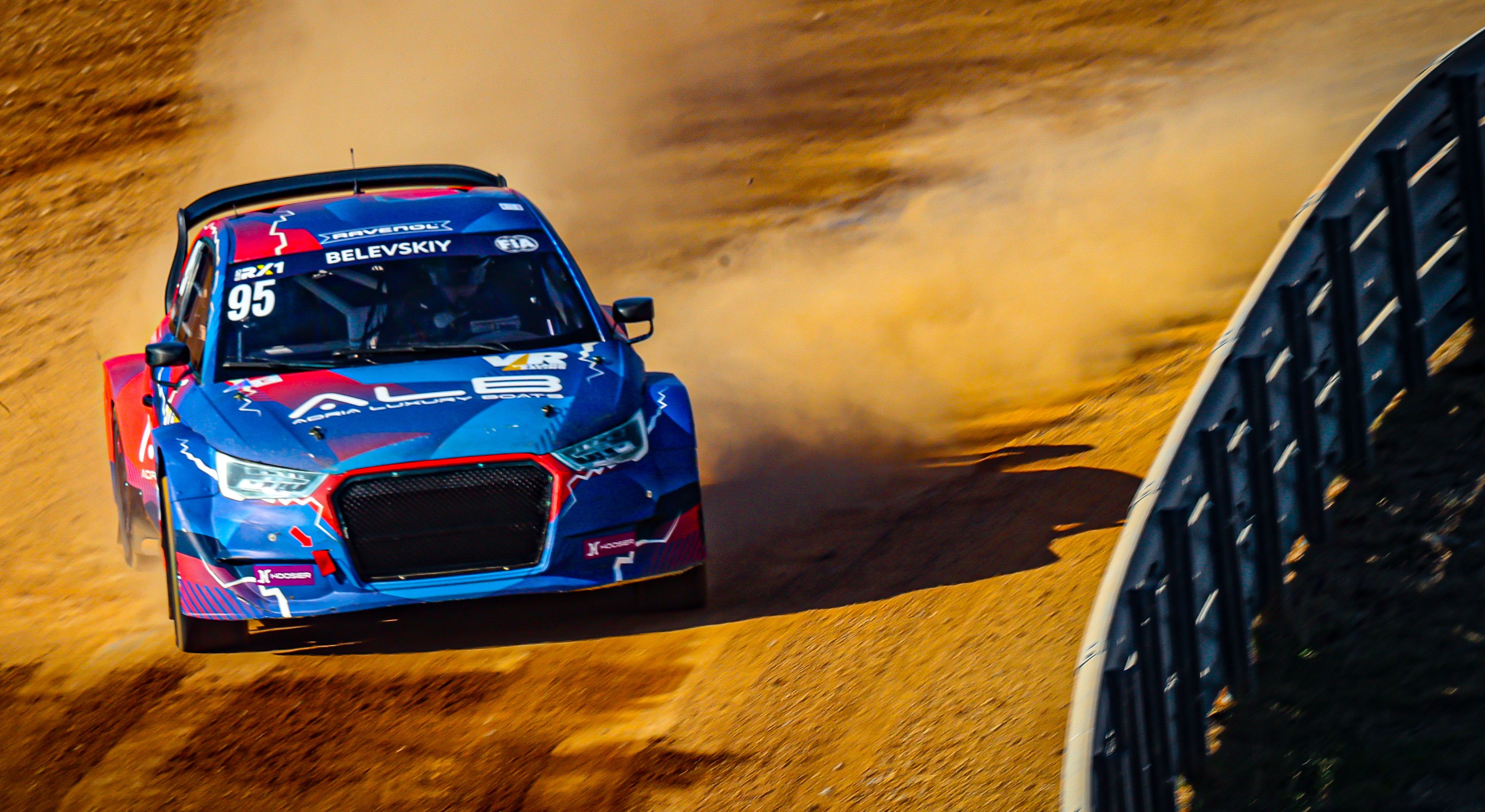 Yury Belevskiy on-track at World RX of Türkiye in Istanbul in 2025