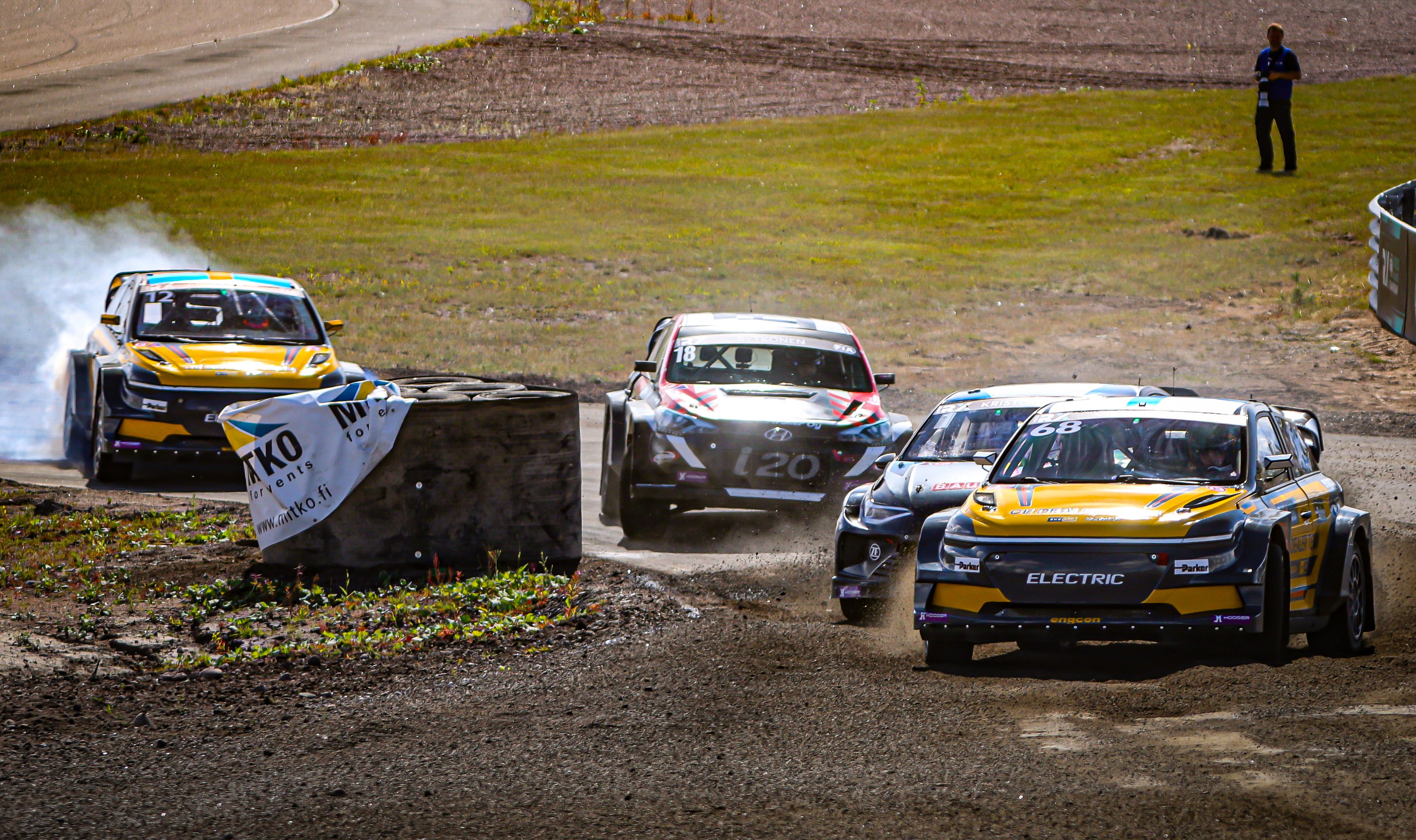 Action during World RX of Finland at the KymiRing in 2025