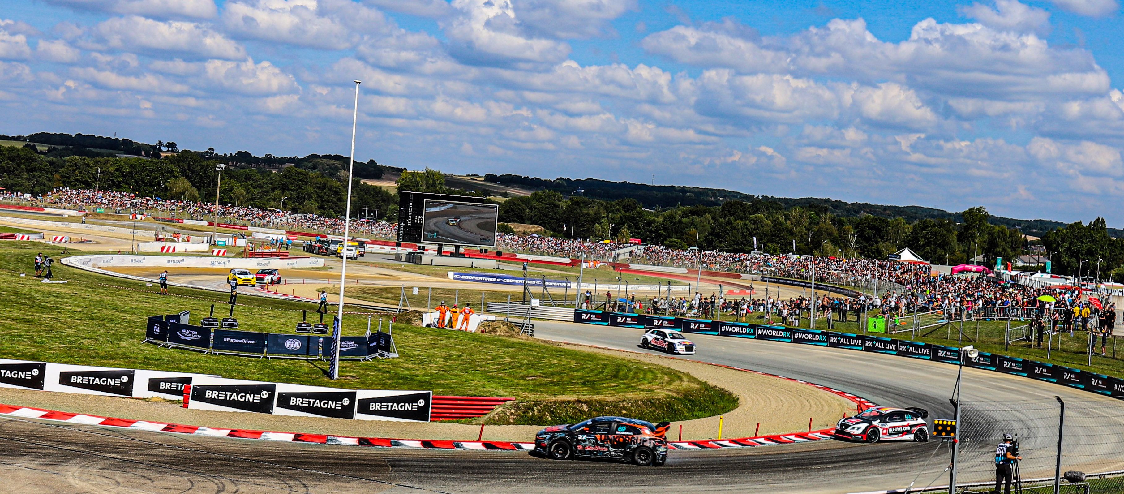 World RX action at Lohéac in France in 2021