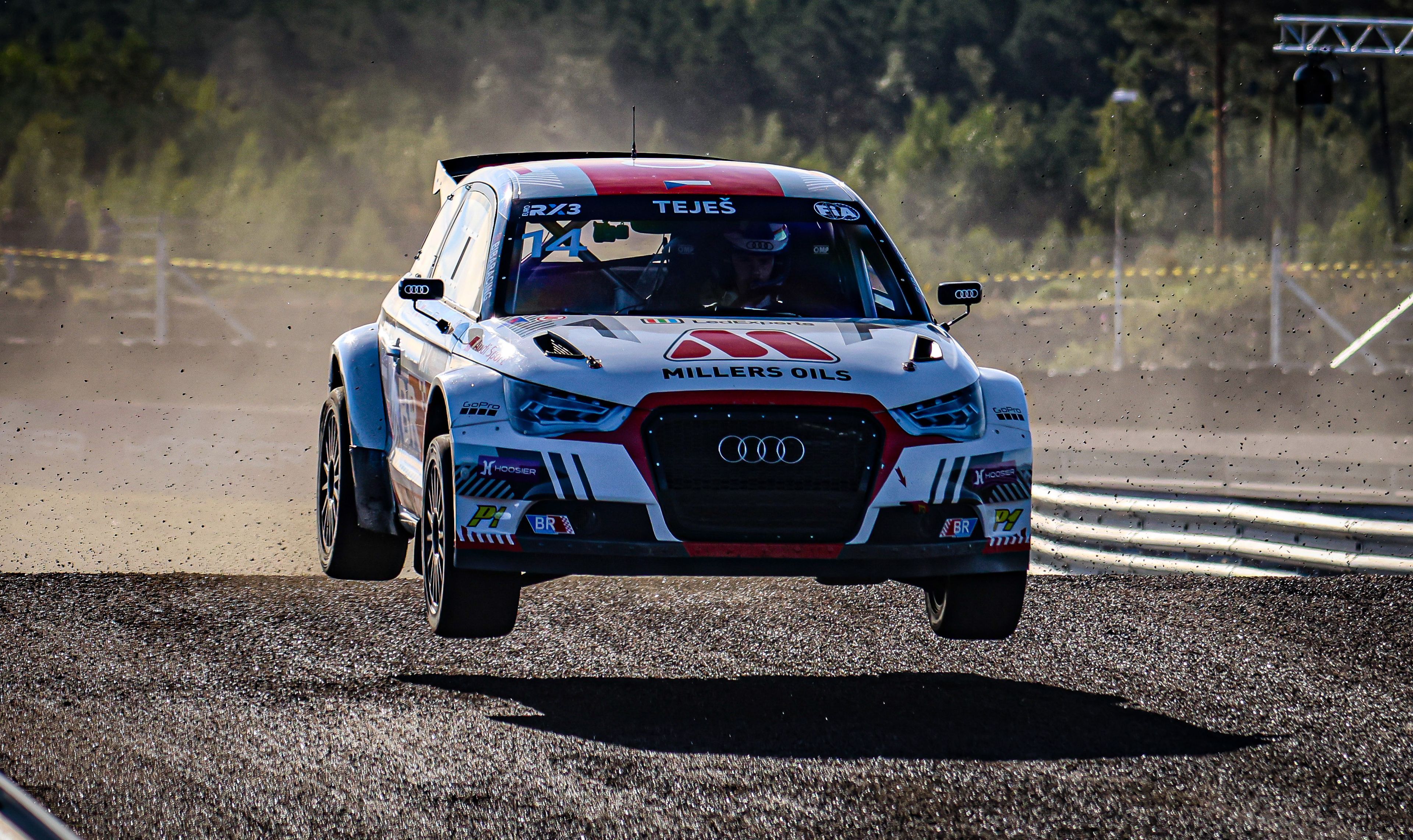 Audi ace Libor Teješ flying high in Euro RX3 in 2025