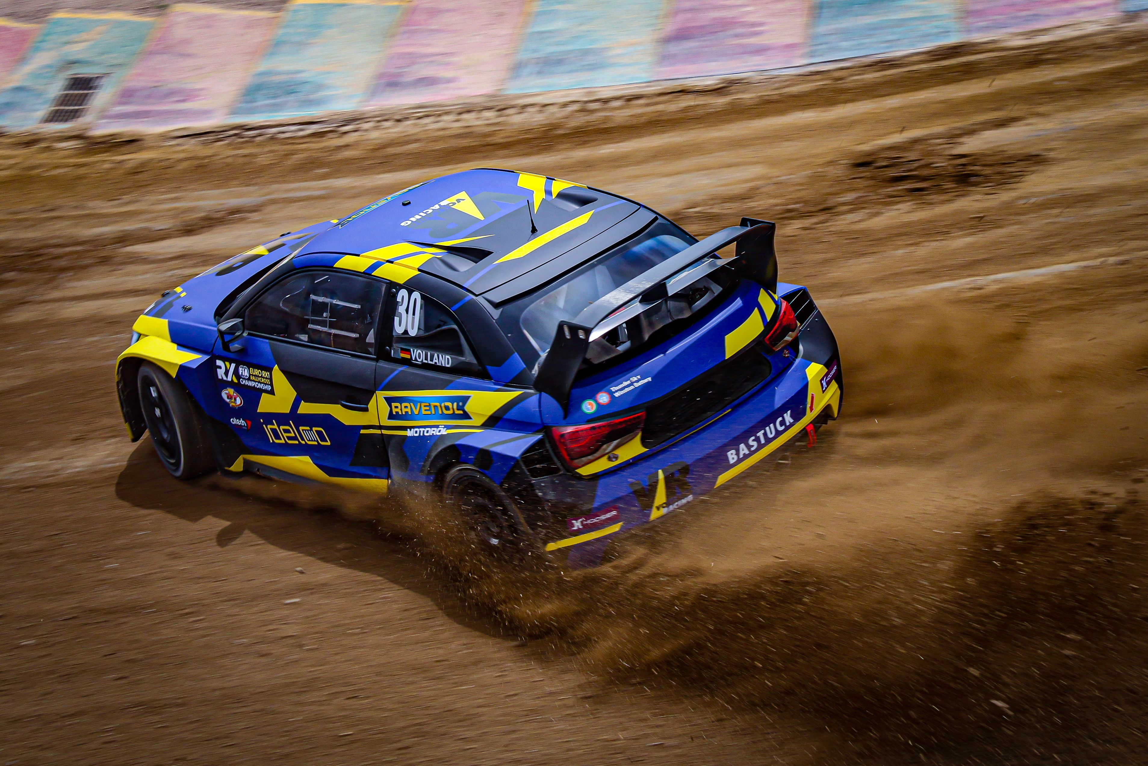 Nils Volland competing in Euro RX1 at Lousada in Portugal in 2025