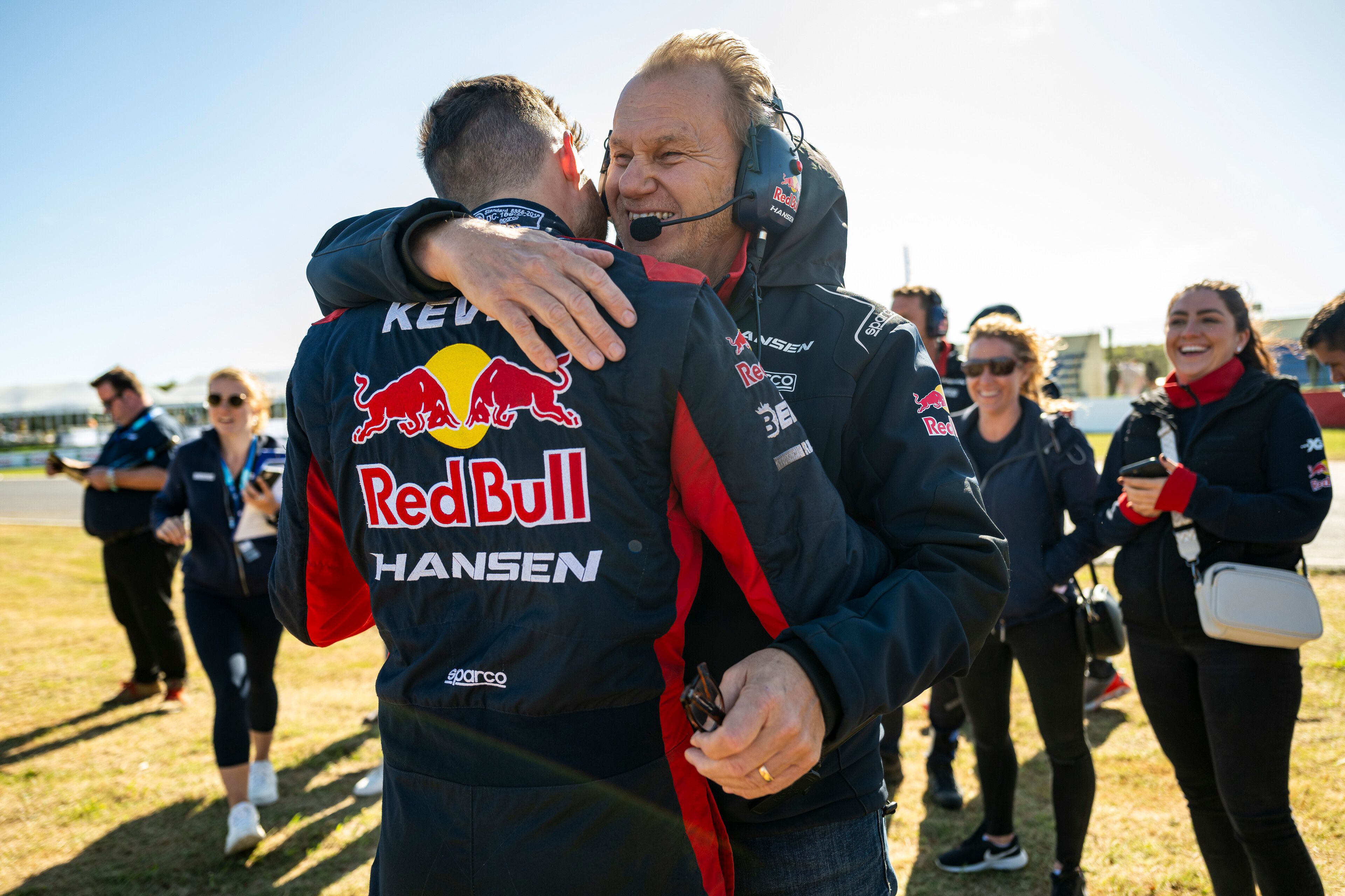 Kenneth Hansen Hugging Kevin Hansen