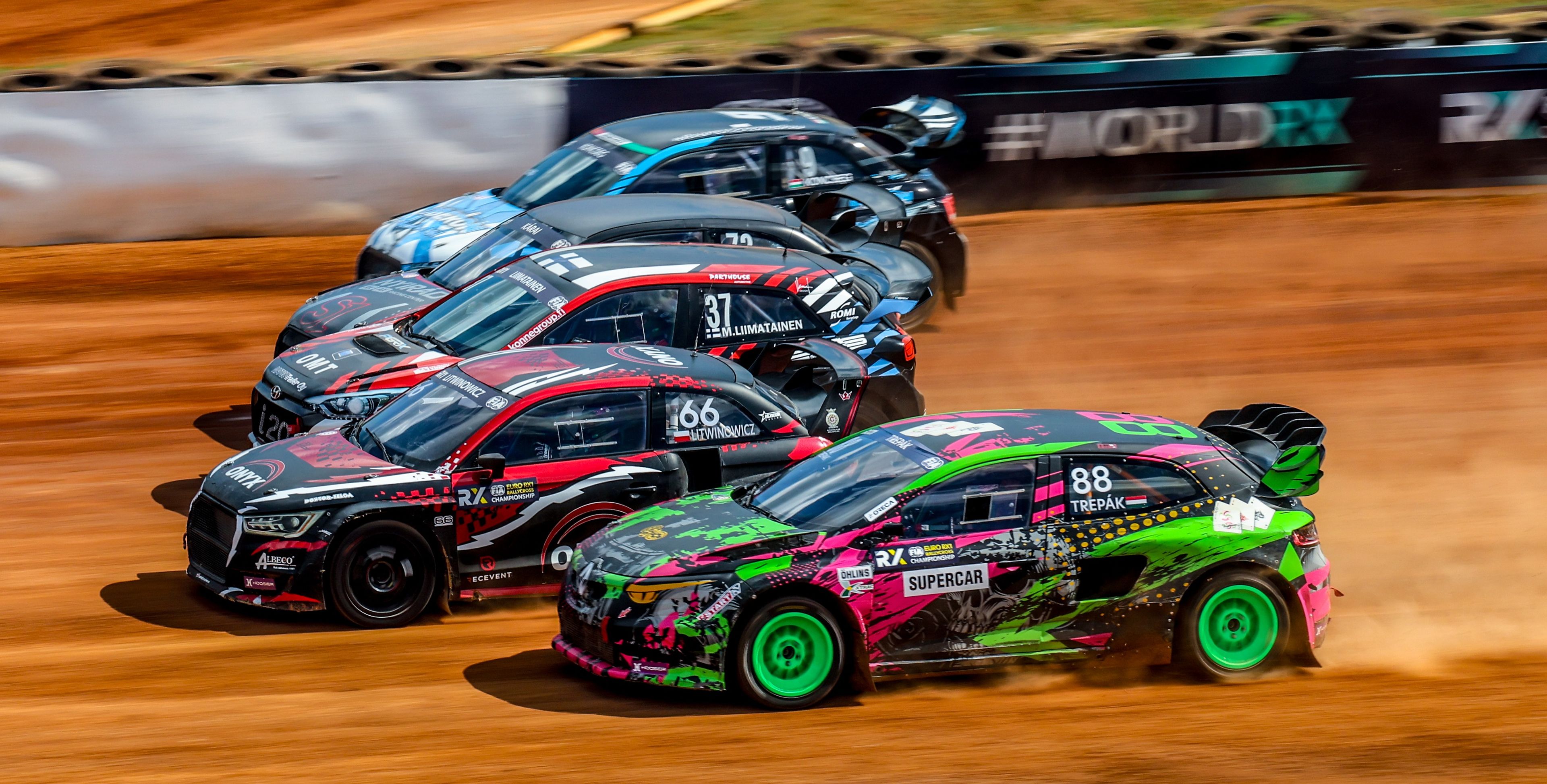 Andor Trépak in action during World RX of Hungary 2025 (3)