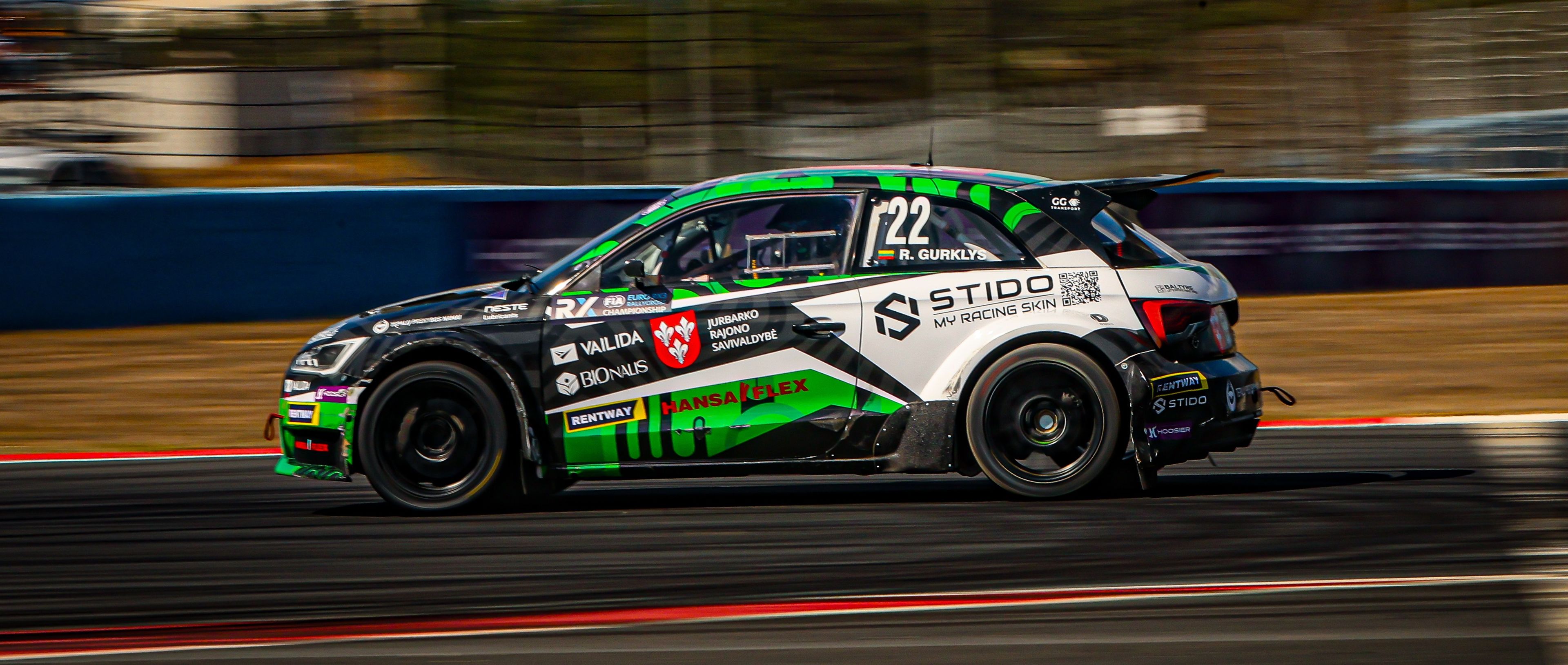 Rytis Gurklys in action in Euro RX3 in 2025 (1)