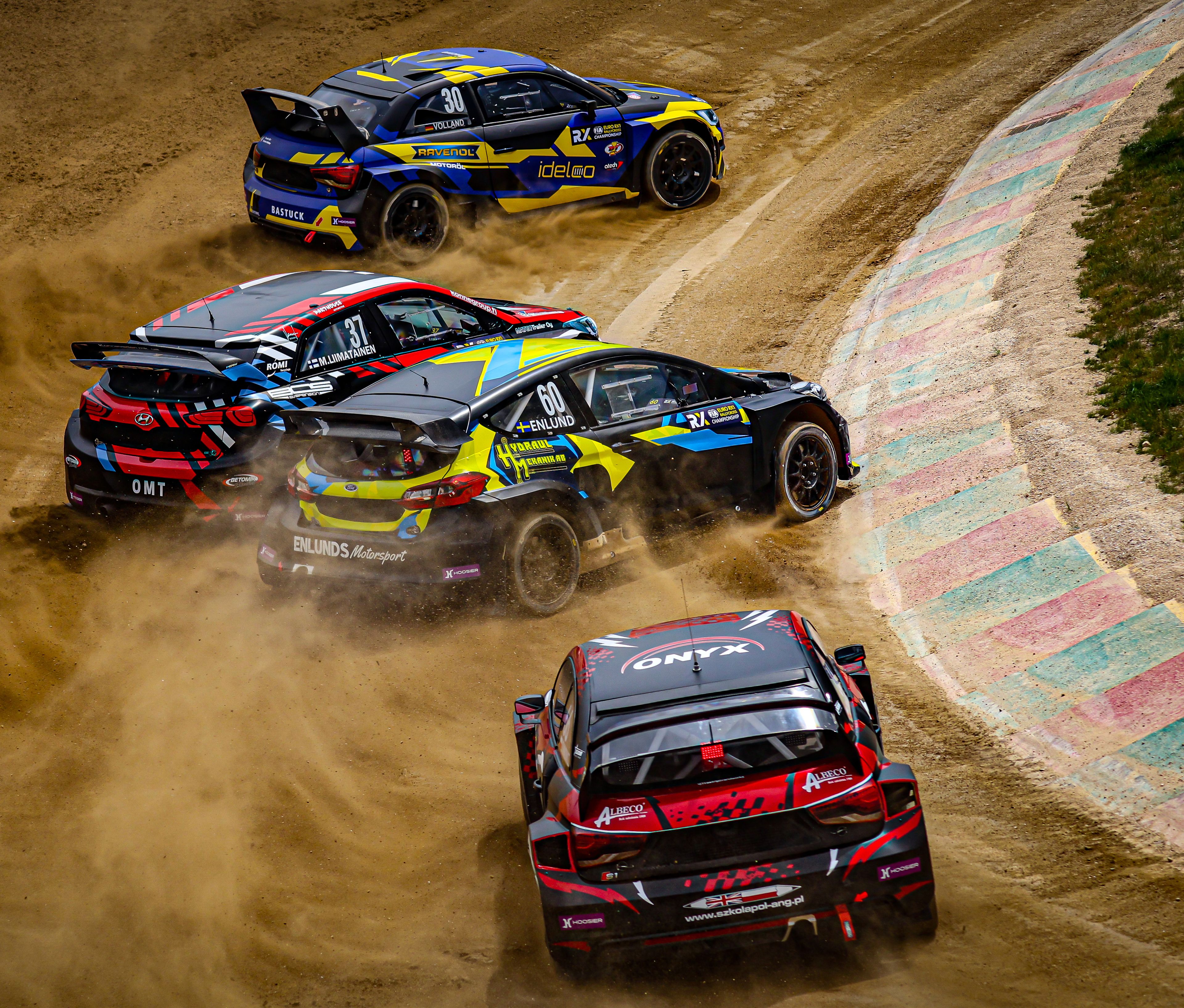Close quarters in Euro RX1 at Lousada in Portugal in 2025