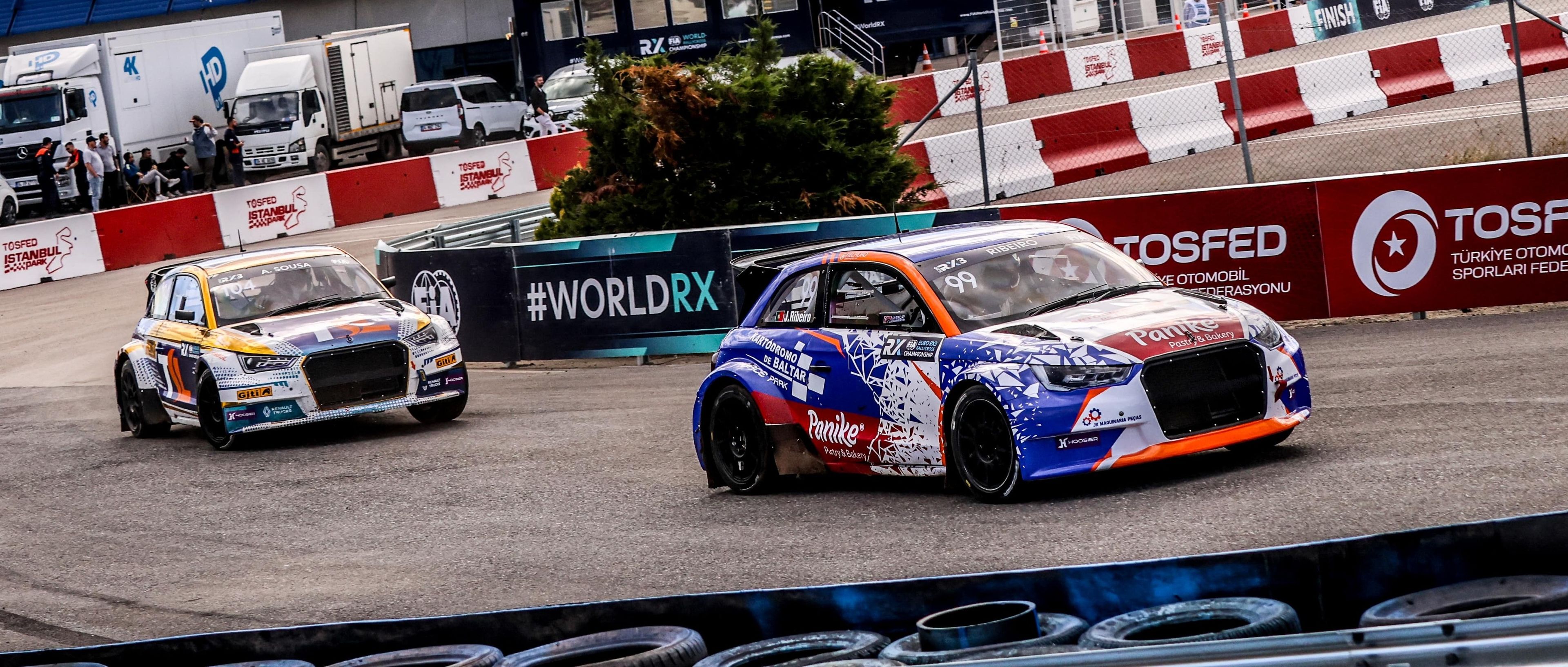 João Ribeiro in Euro RX3 action in Istanbul in 2025