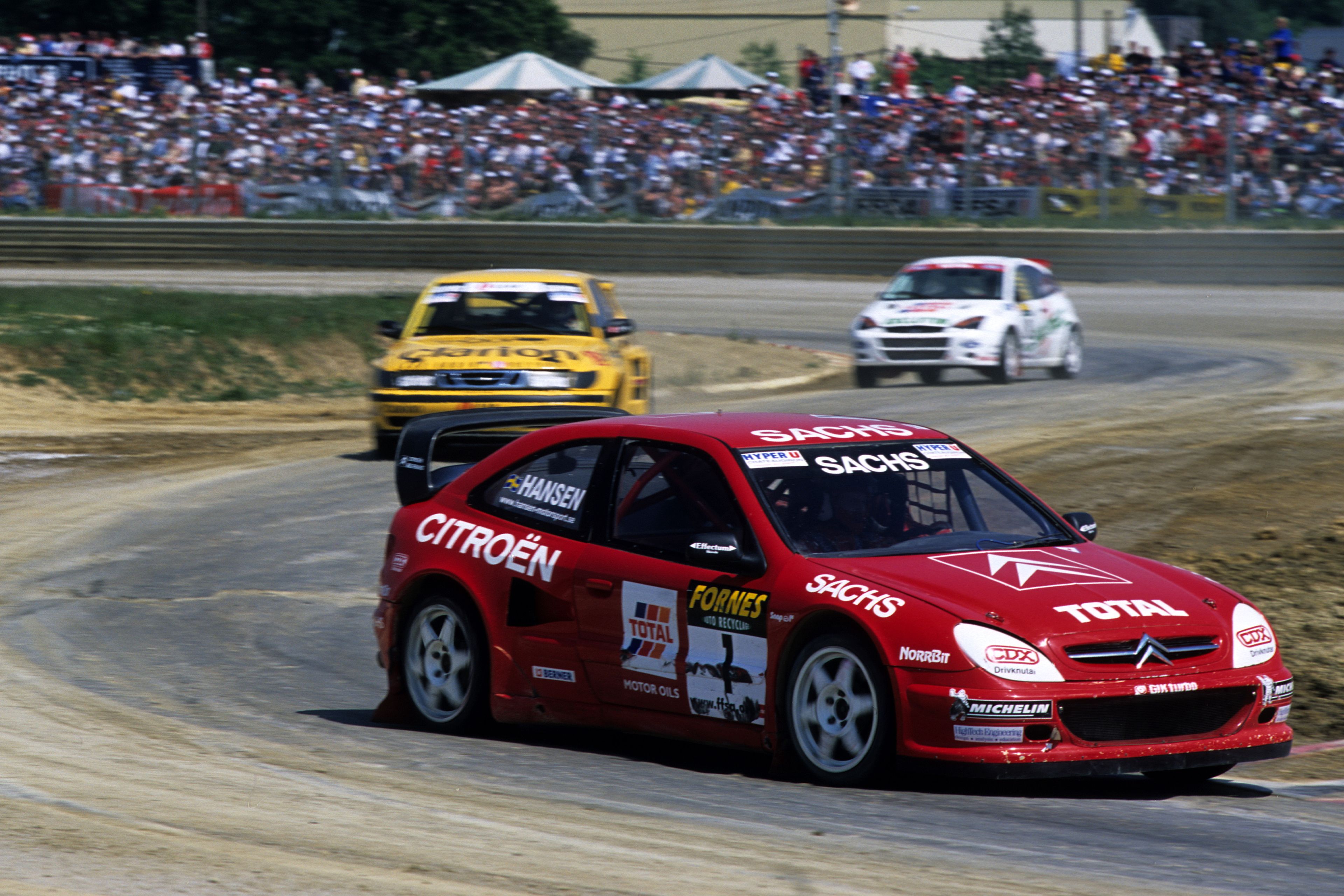 Kenneth Hansen competing in a Citroen Rallycross car in 2005