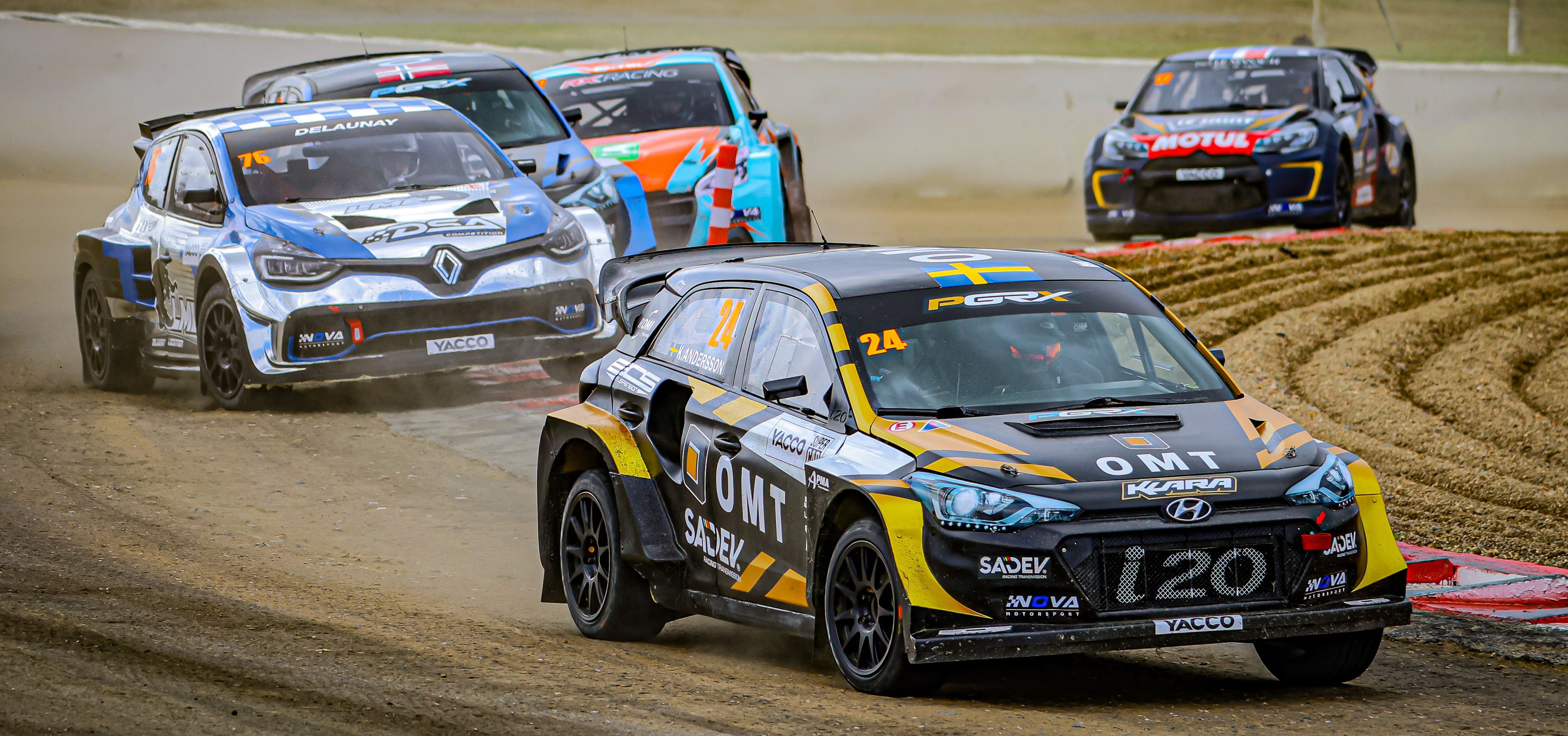 Klara Andersson in action at Lohéac in  France in 2025