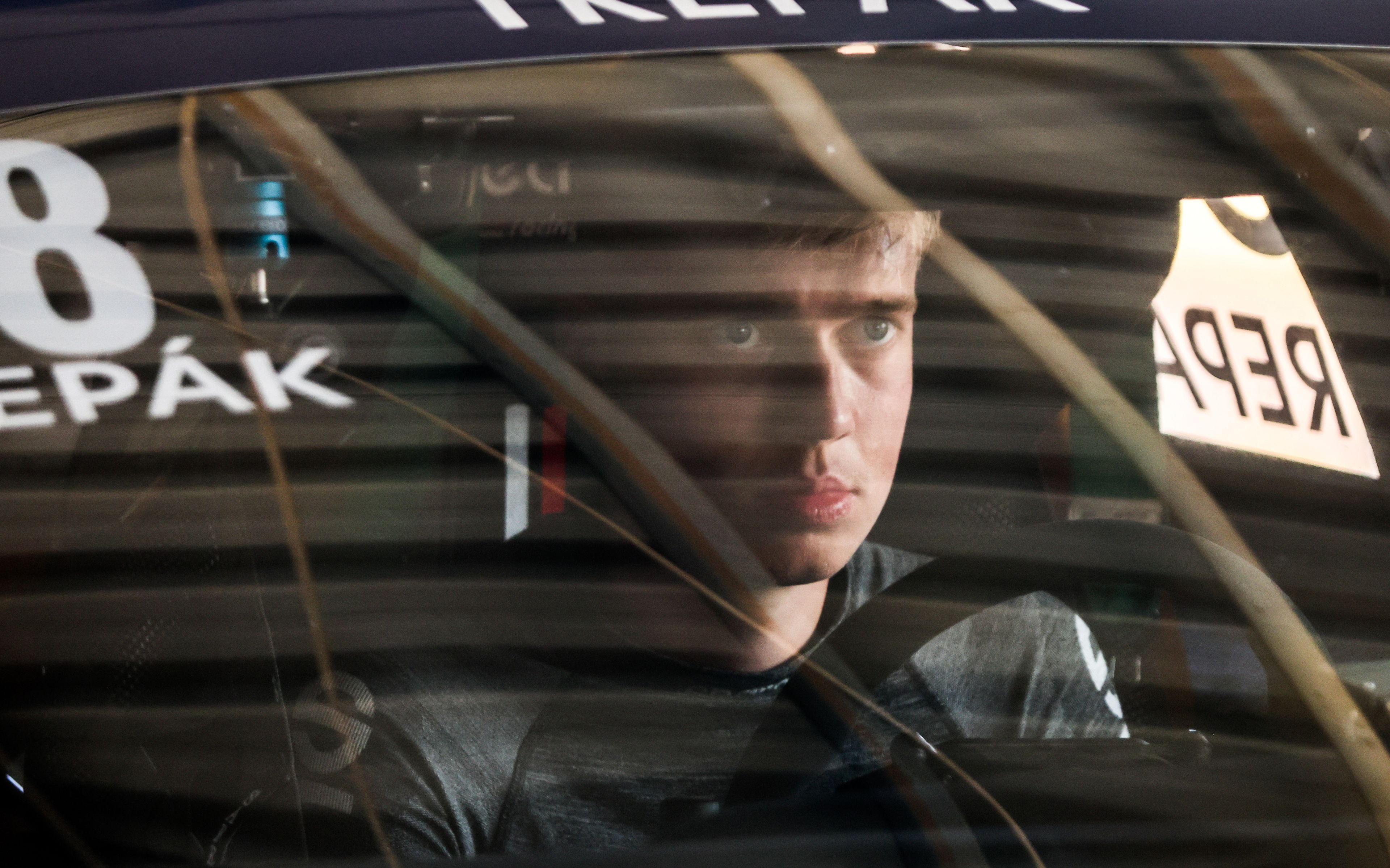 Rising Hungarian rallycross star, Andor Trepák
