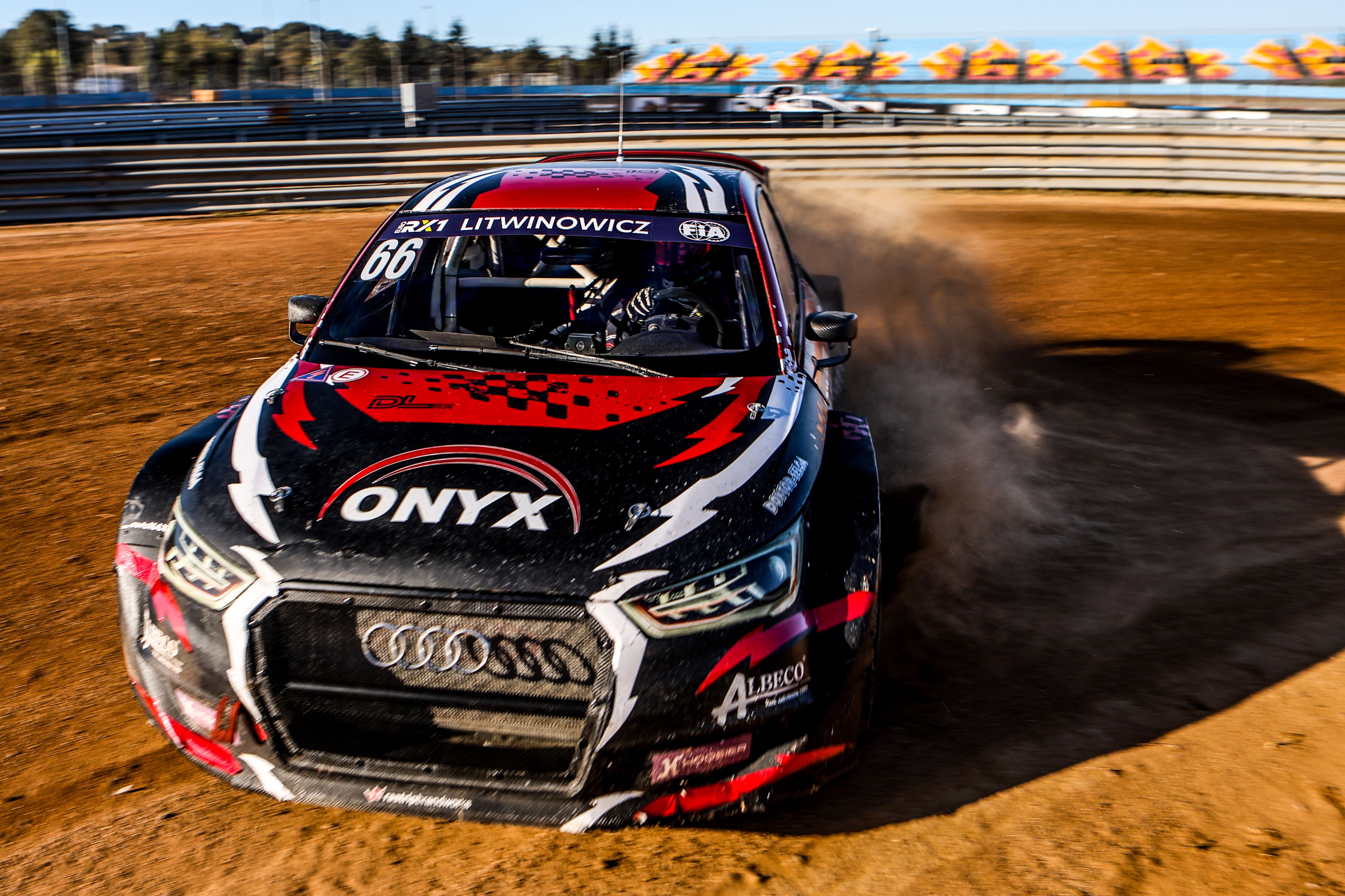 Damian Litwinowicz on-track in the 2025 Euro RX1 season finale in Istanbul, Türkiye