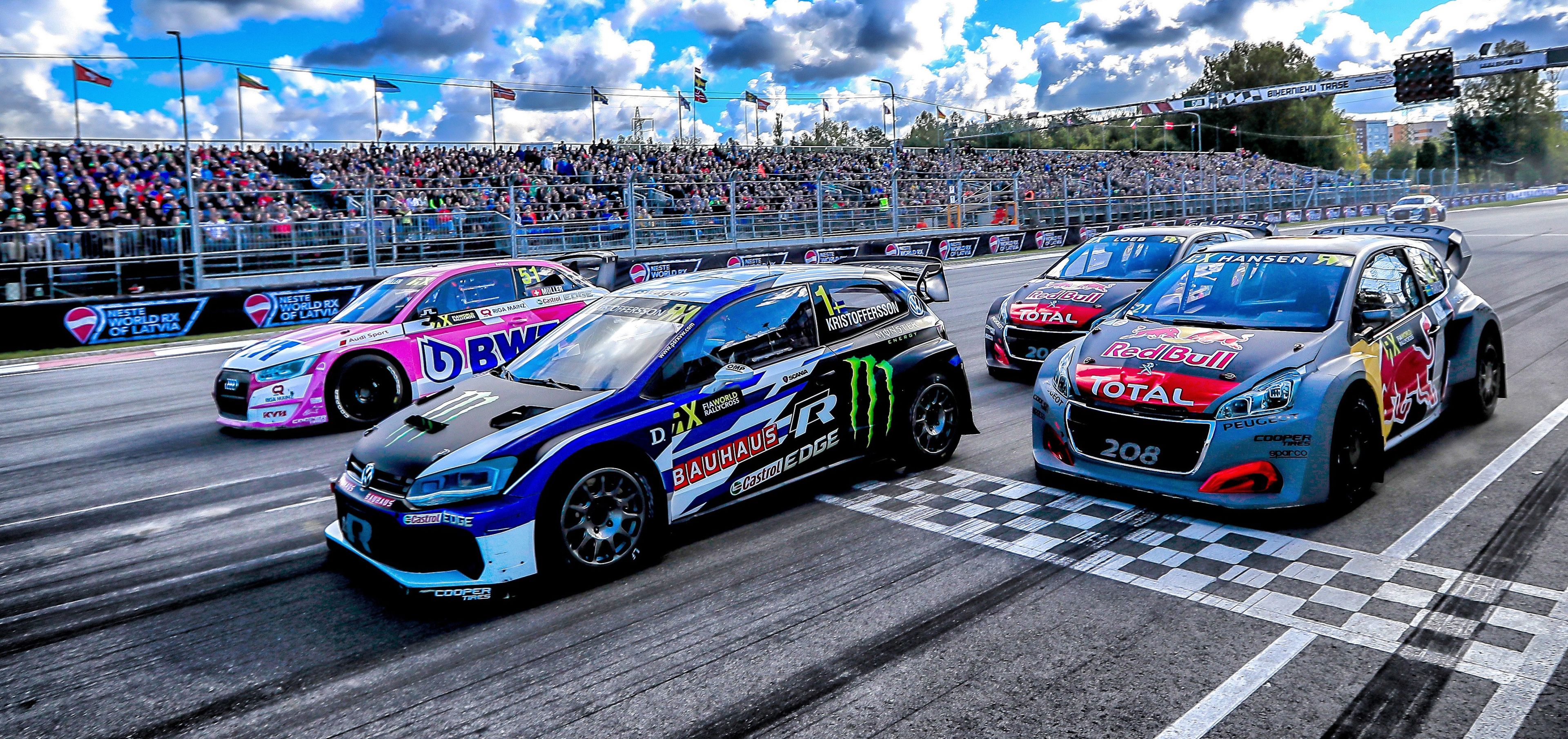 World RX action in Rīga, Latvia (2)