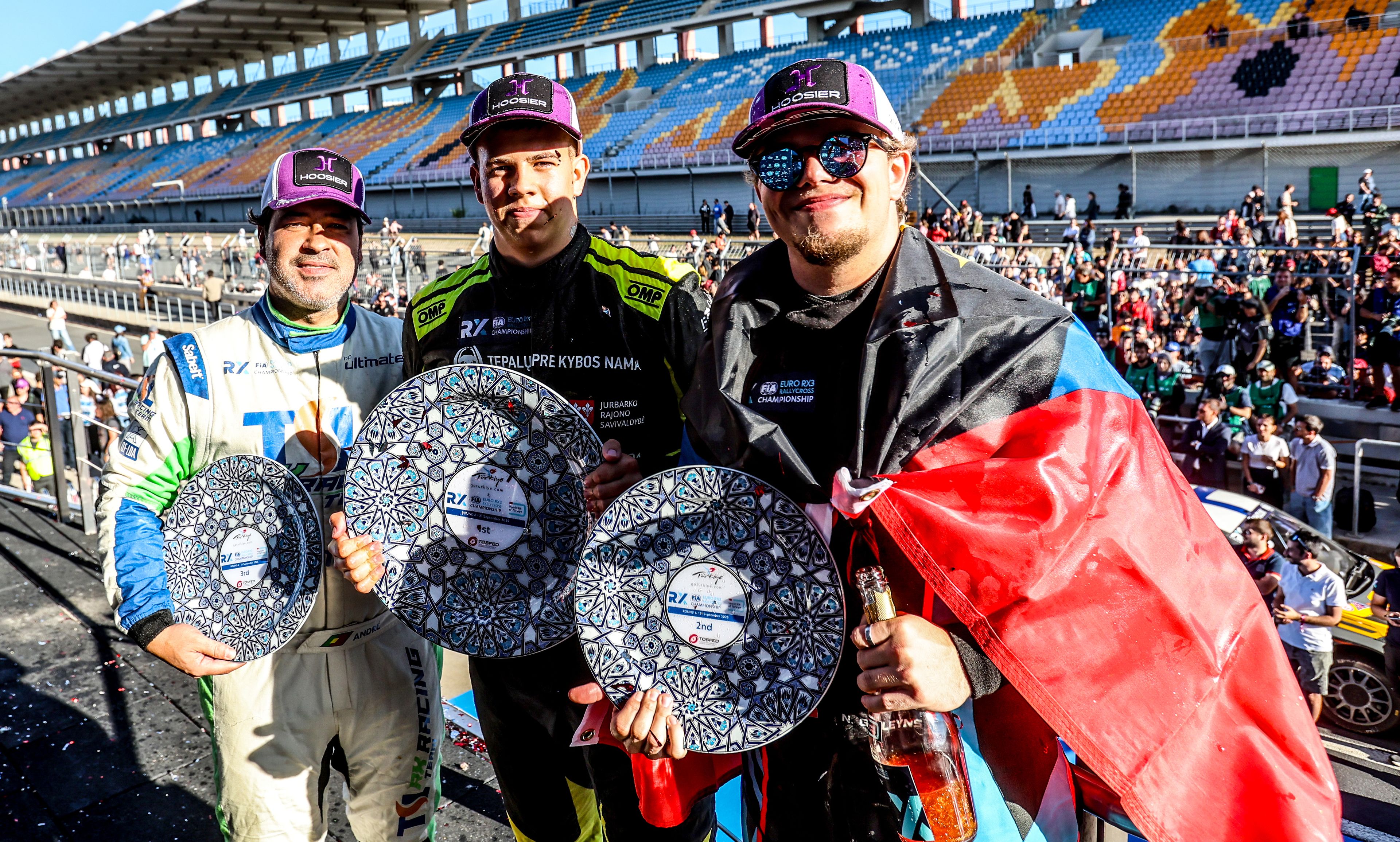The Euro RX3 podium-finishers at World RX of Türkiye 2025