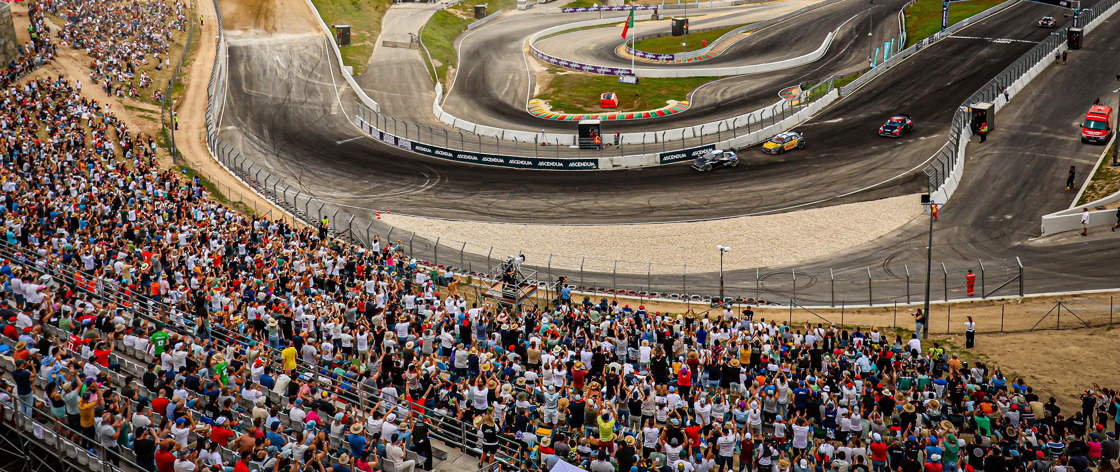 World RX action at Lousada in Portugal in 2025