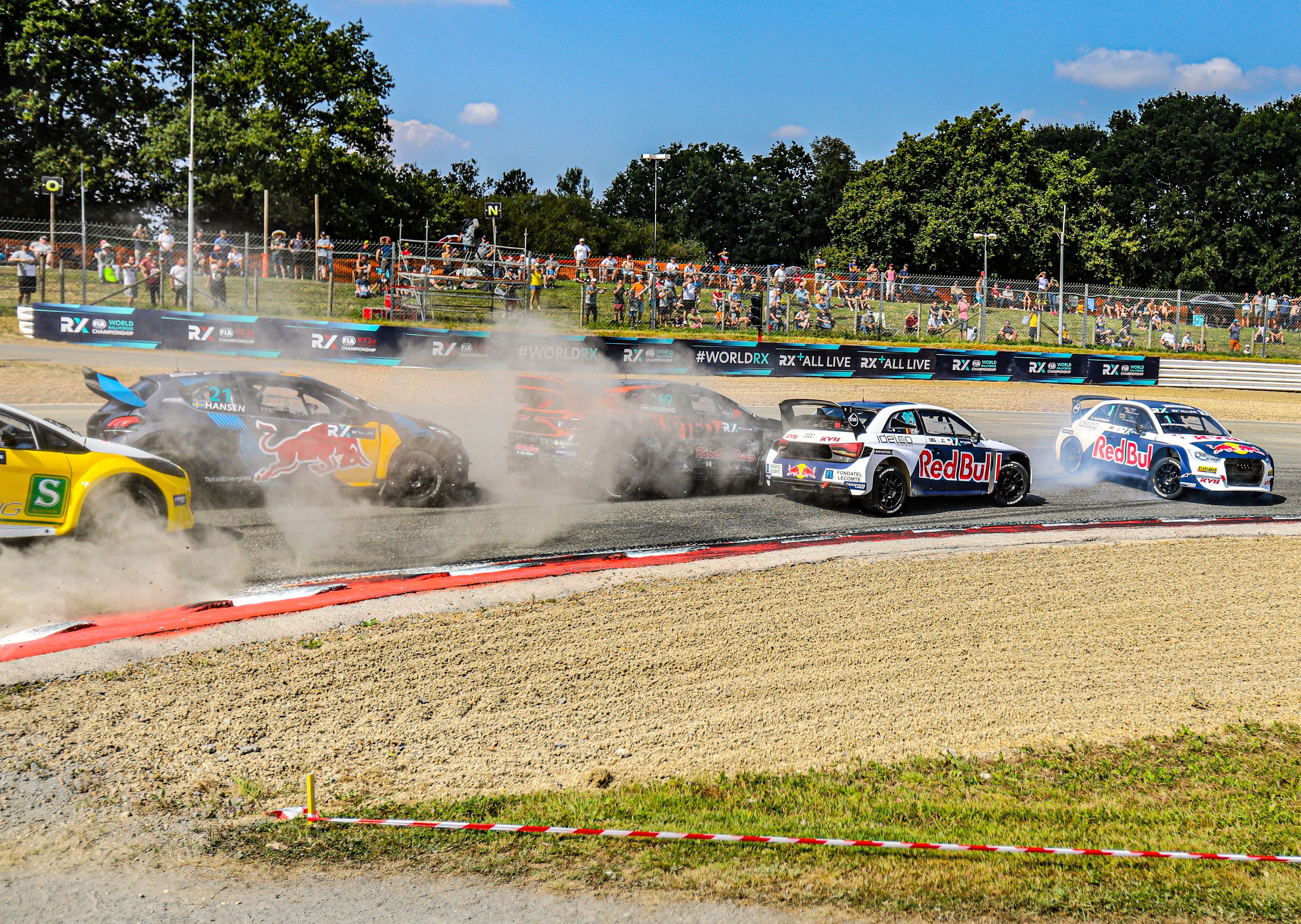 World RX action at Lohéac in France in 2021 (2)