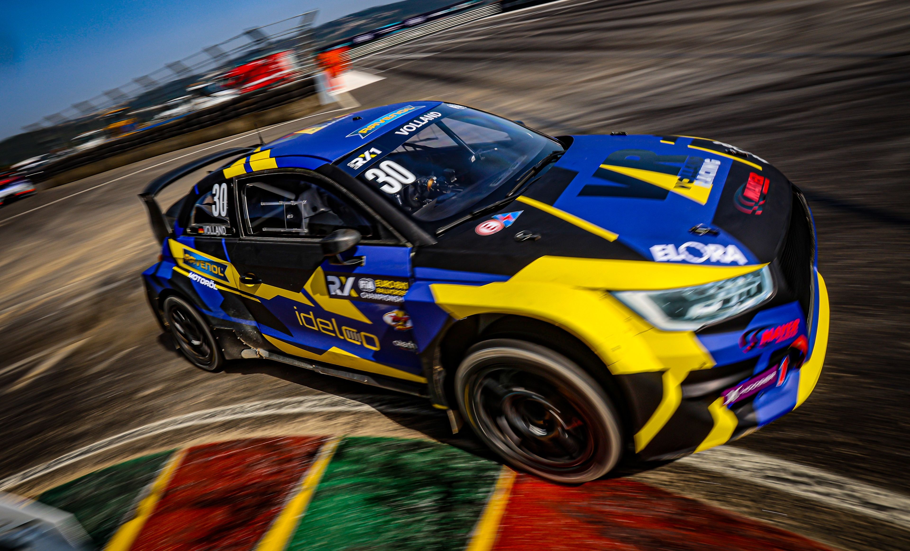 Nils Volland competing in Euro RX1 at Lousada in Portugal in 2025 (1)