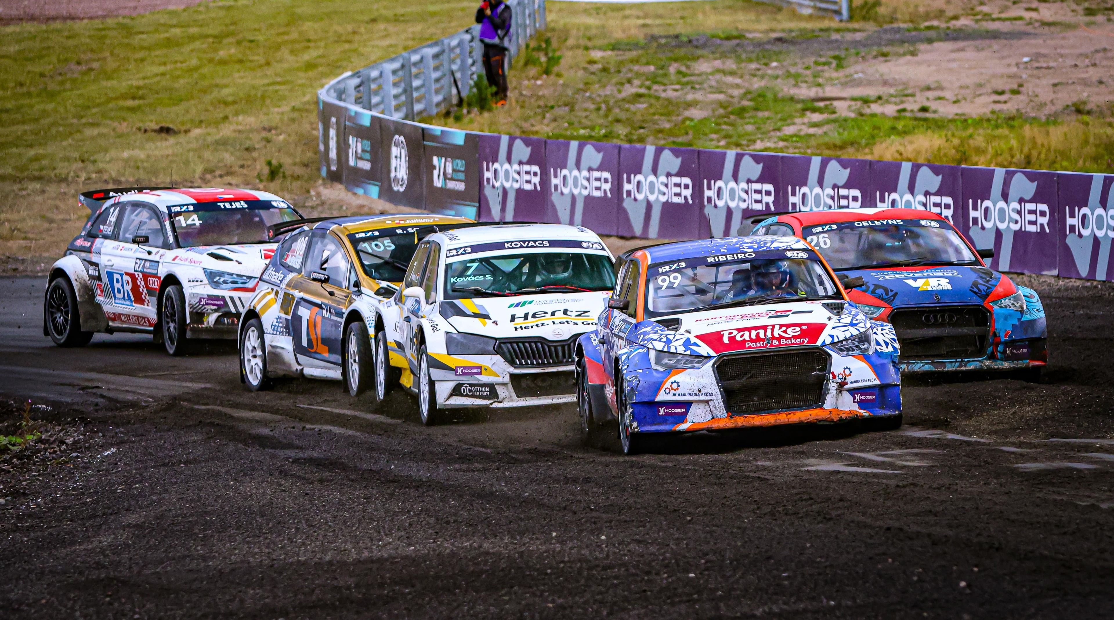 Start of the Euro RX3 Final at Finland's KymiRing, 2025 (2)