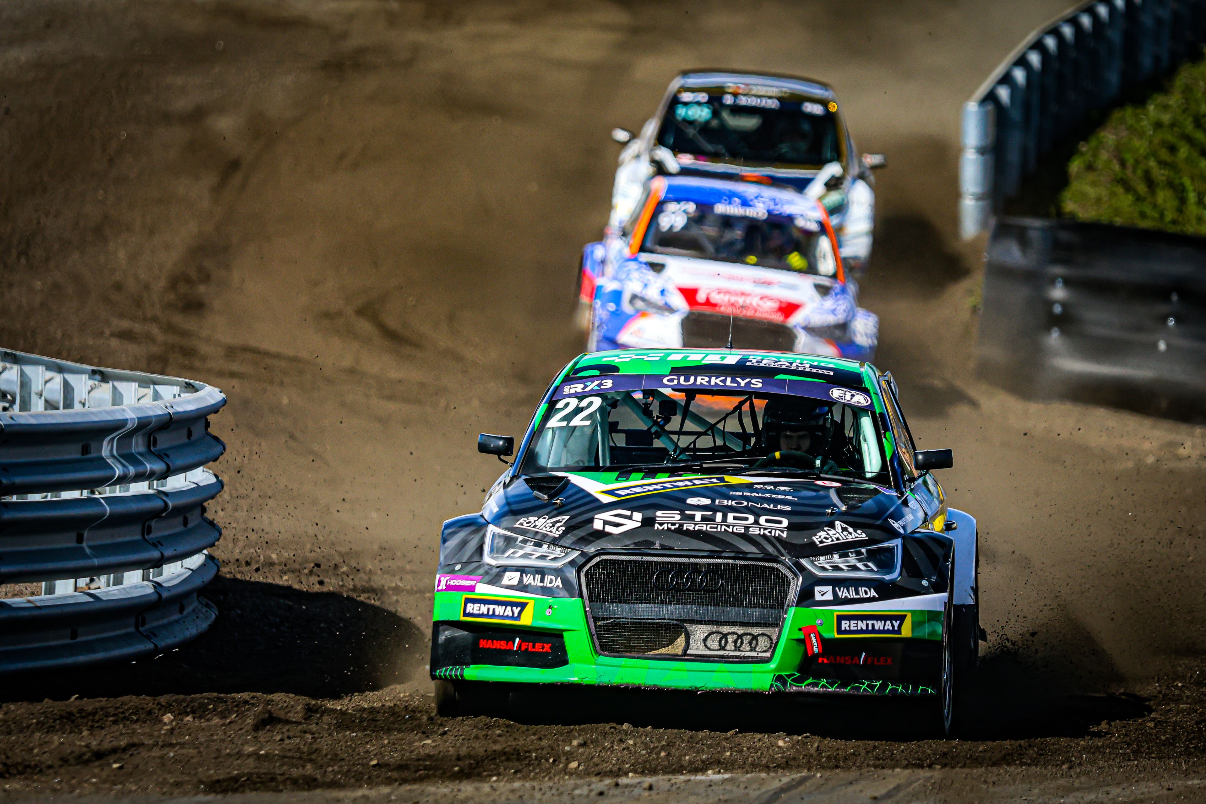 Rytis Gurklys in action in Euro RX3 in 2025