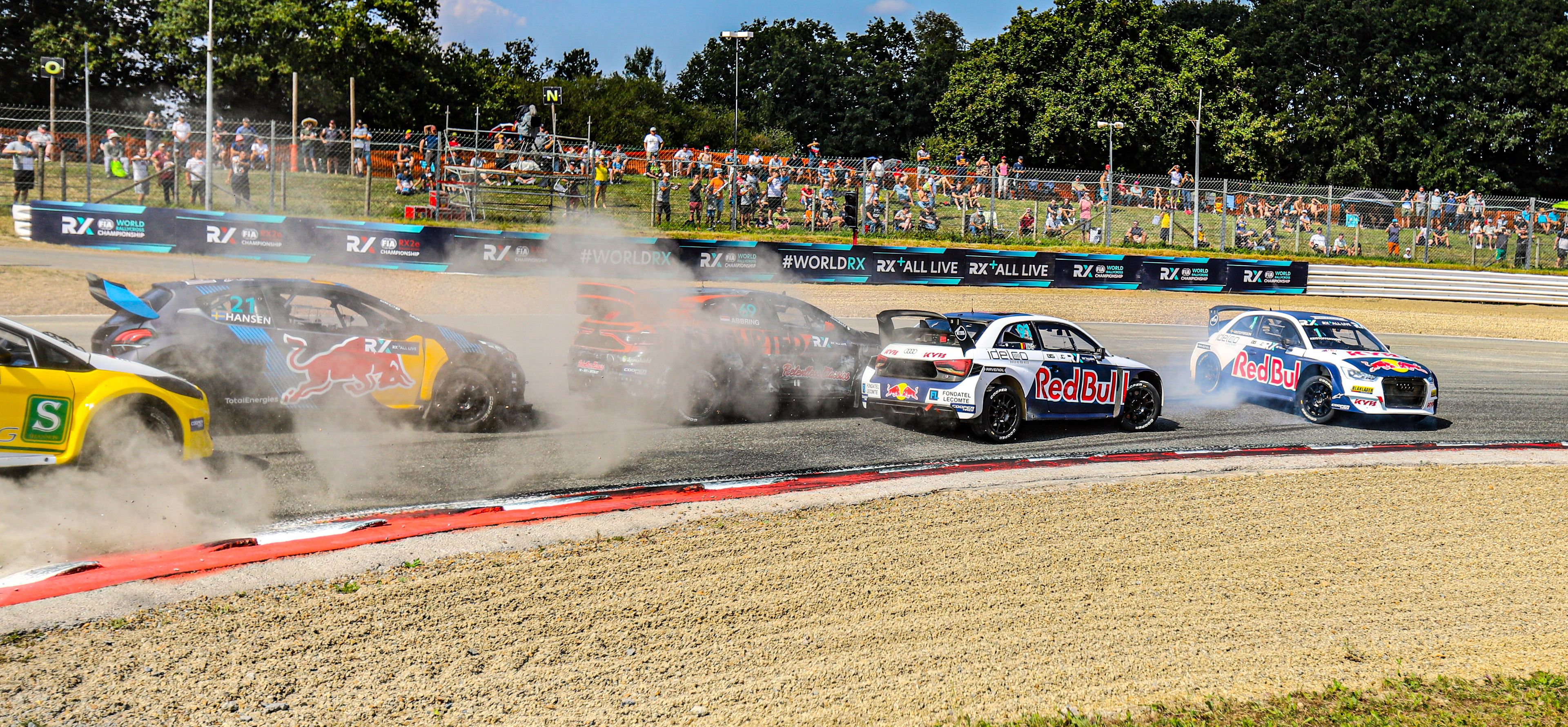 World RX action at Lohéac in France in 2021