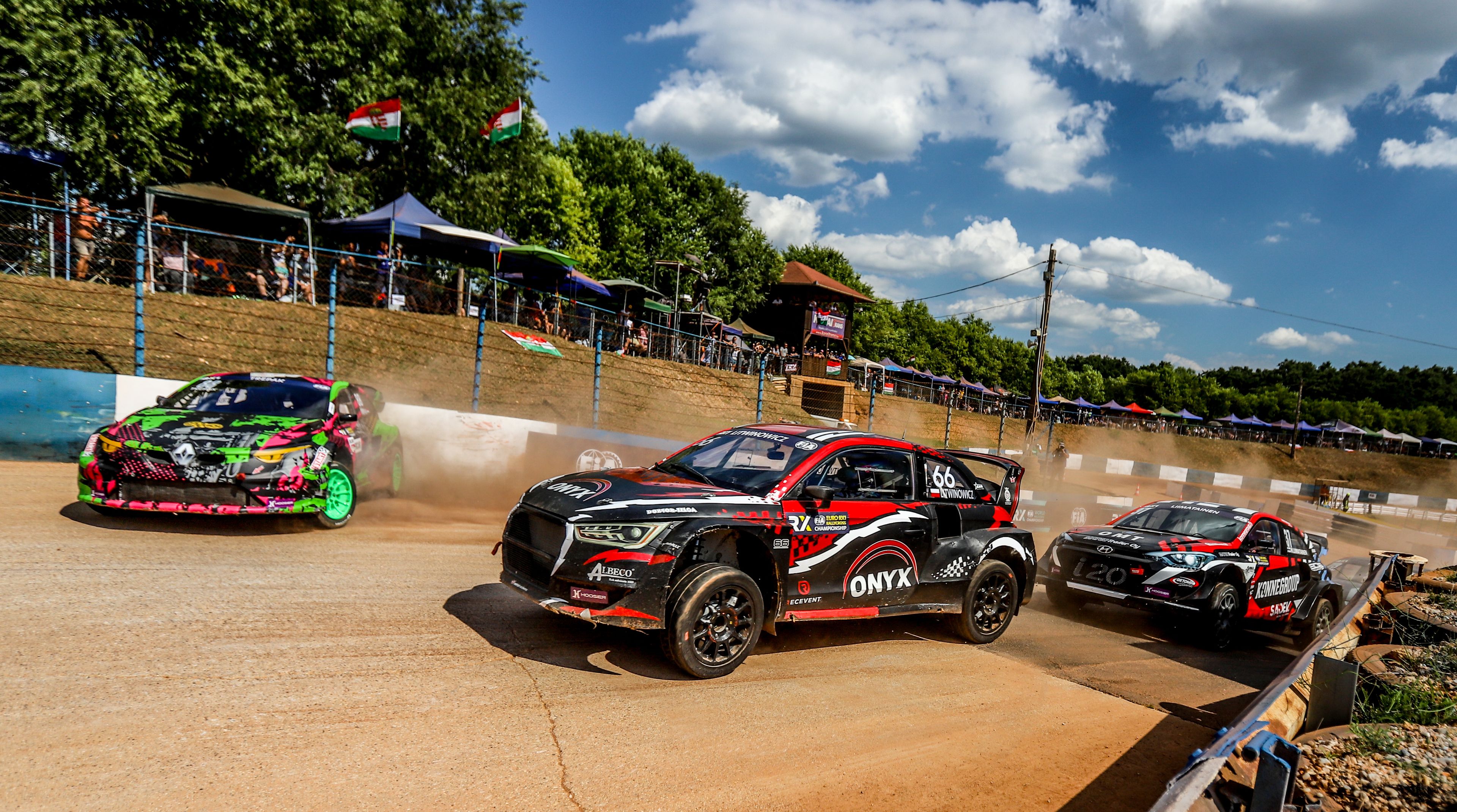 Andor Trépak in action during World RX of Hungary 2025