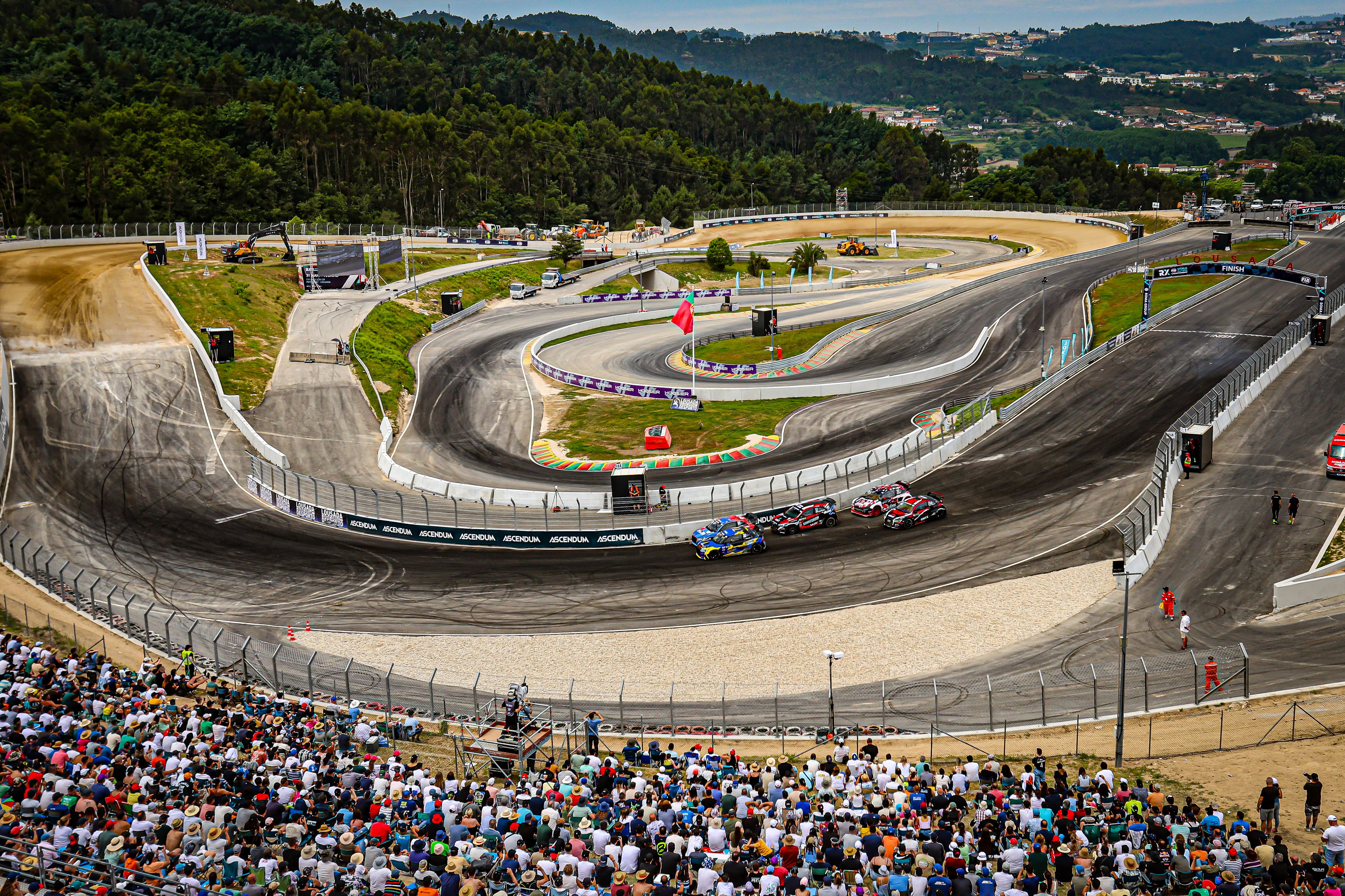 Euro RX1 action at Lousada in Portugal in 2025
