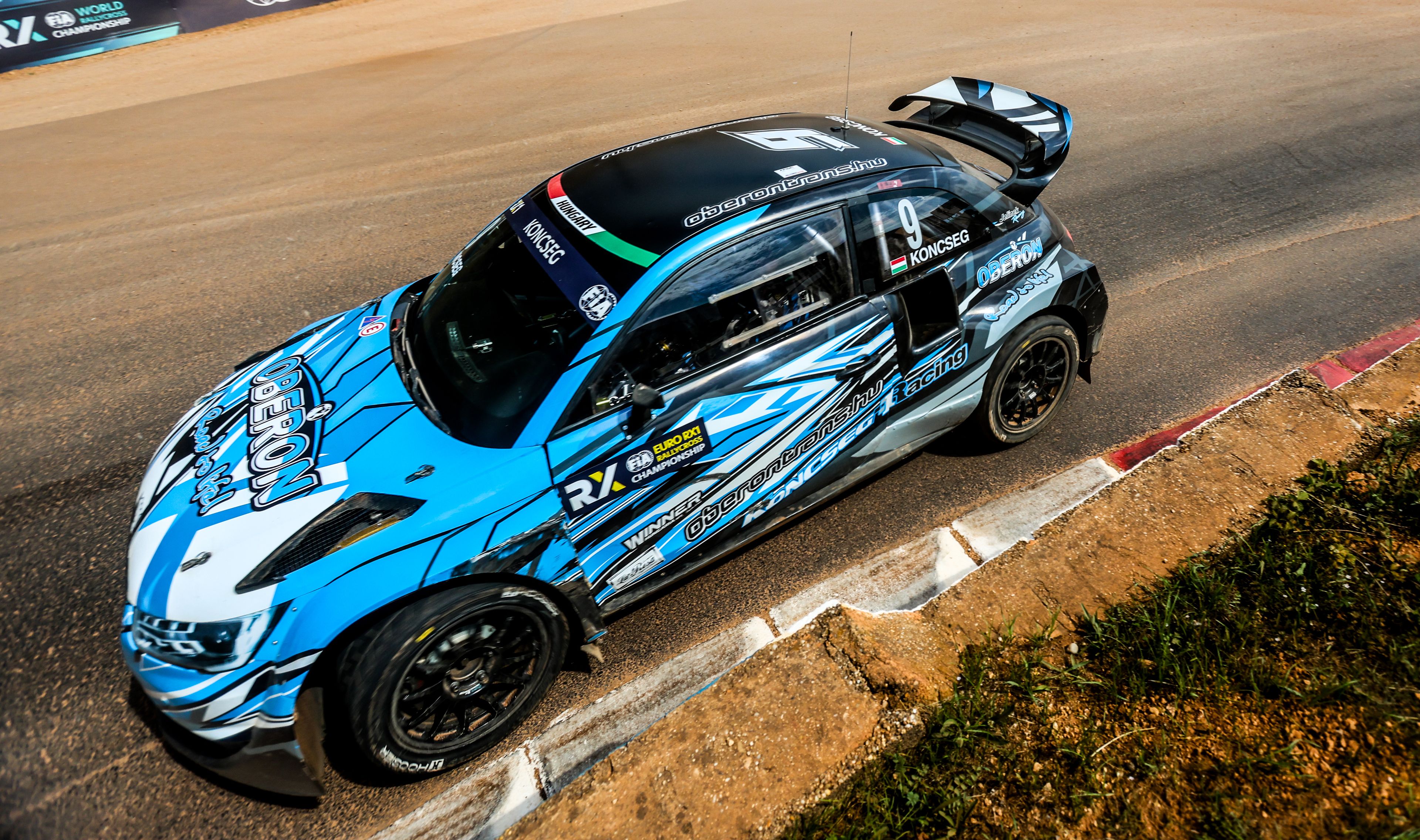Zoltán Koncseg in action in Euro RX1 at Nyirád in Hungary in 2025