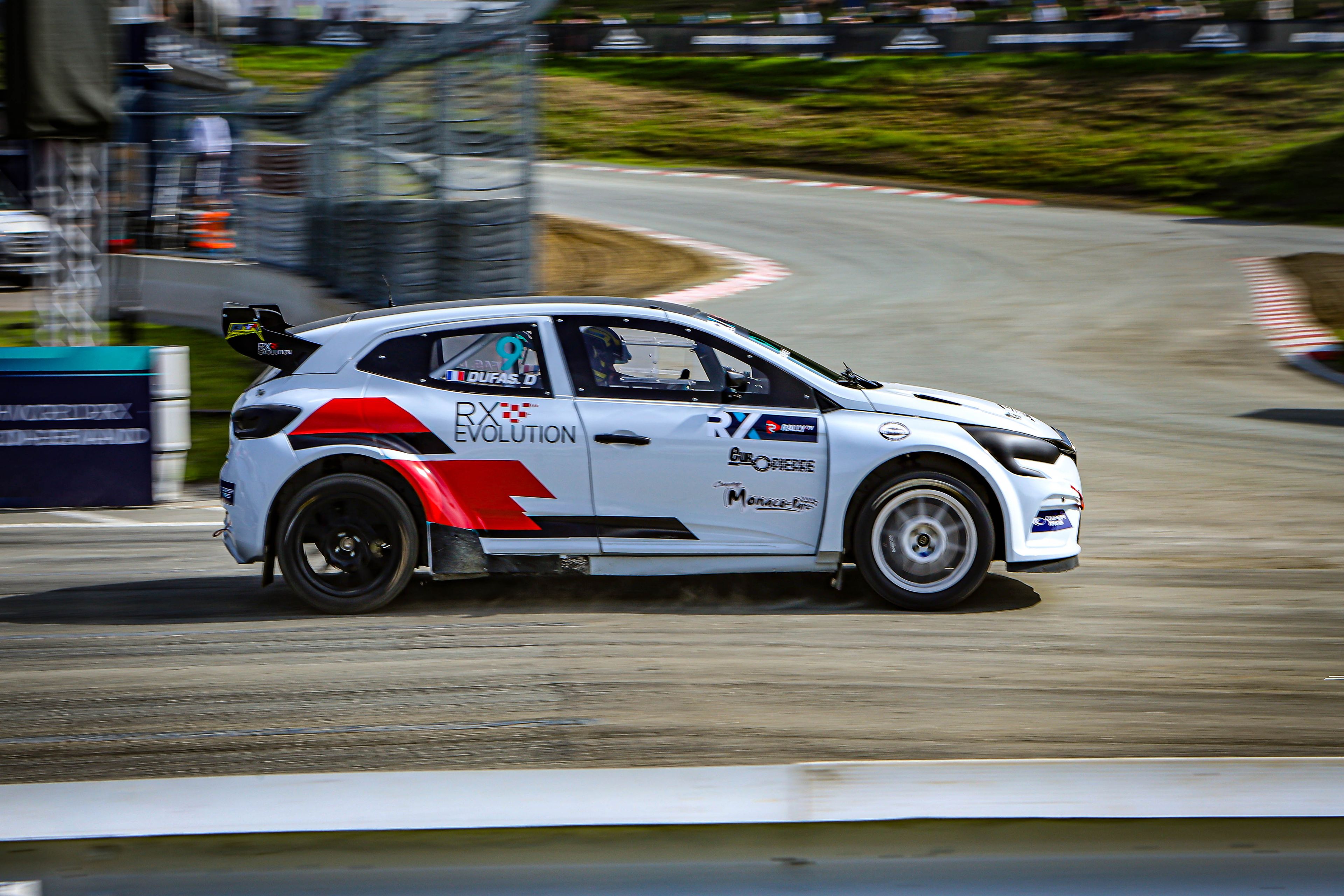 Dylan Dufas on-track in Euro RX3
